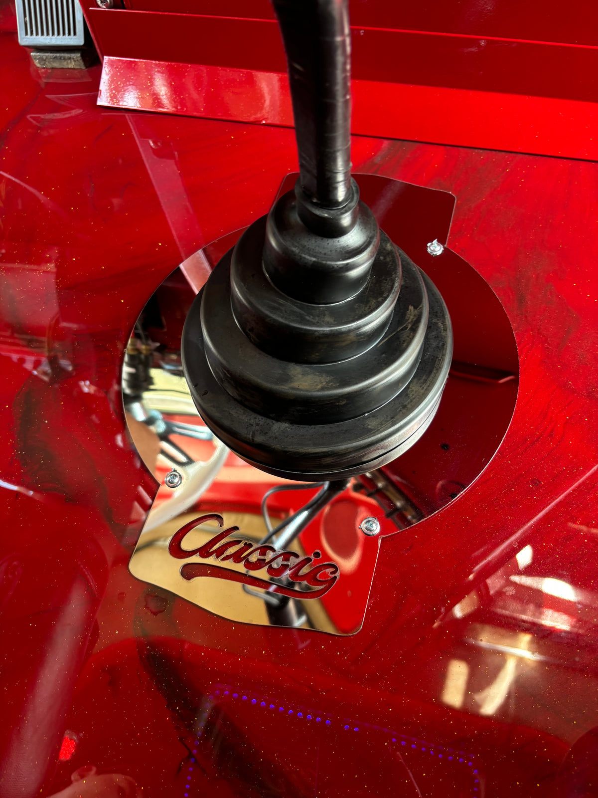 Freightliner Classic Shifter Boot Trim, Stainless, photo 3