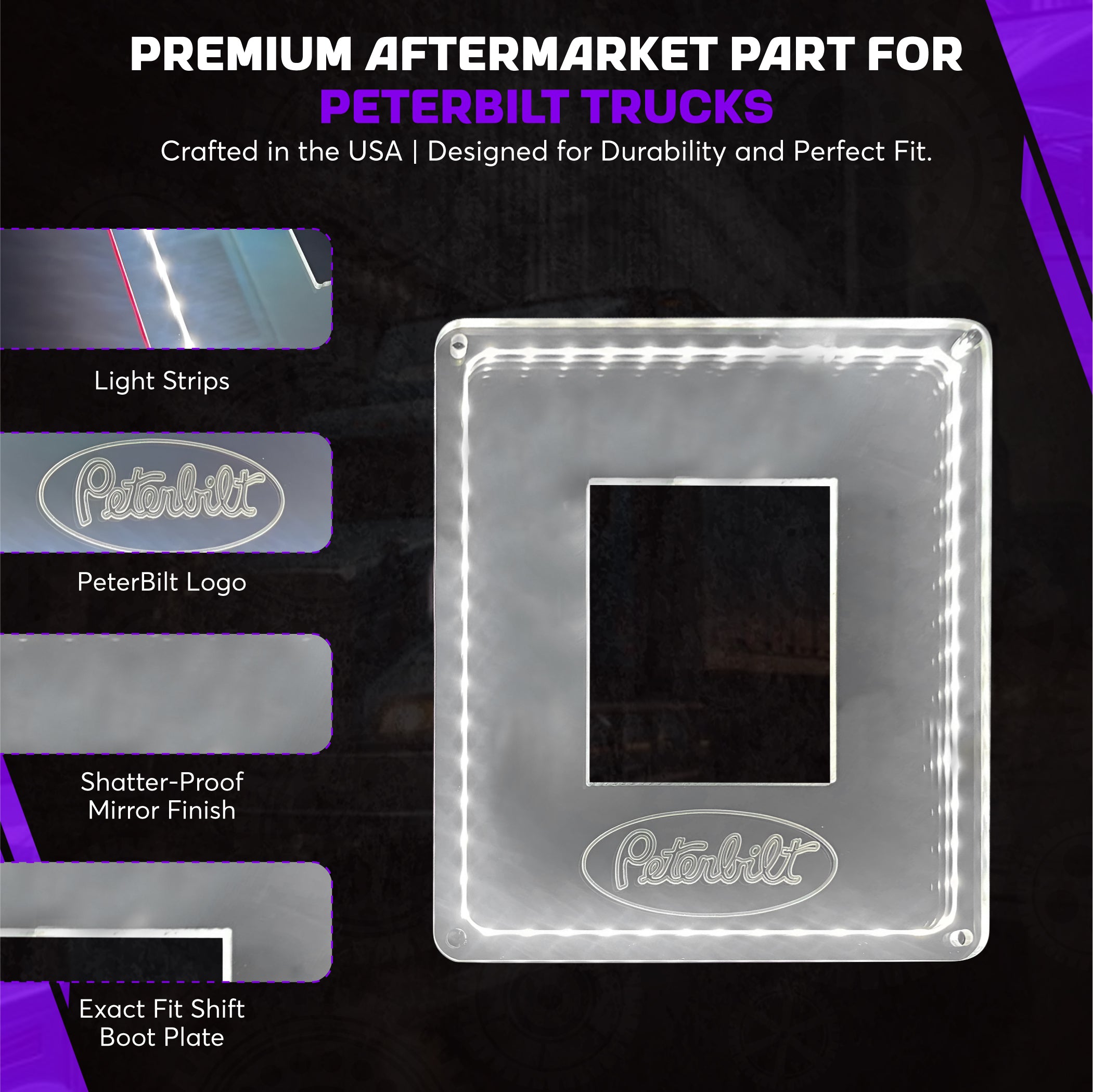 Peterbilt 386, 388, 389, 379 Shift Boot