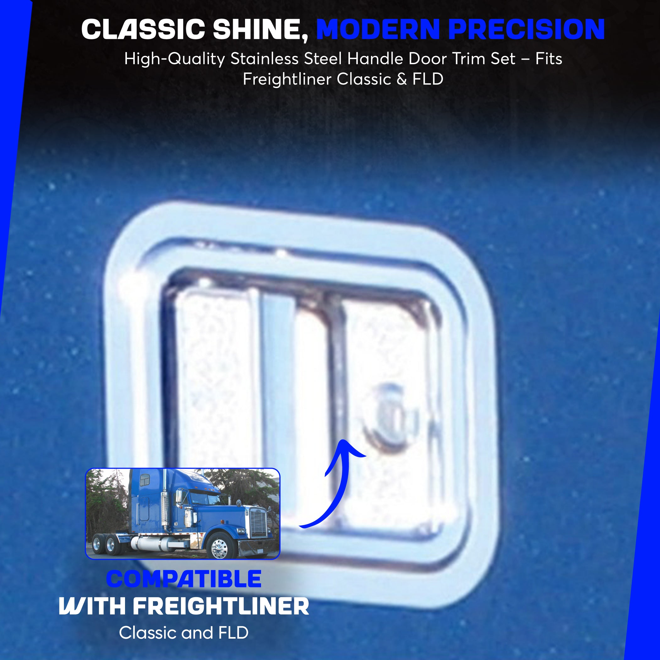 Freightliner Columbia, Century, Door Handle Trim Frame Style Set