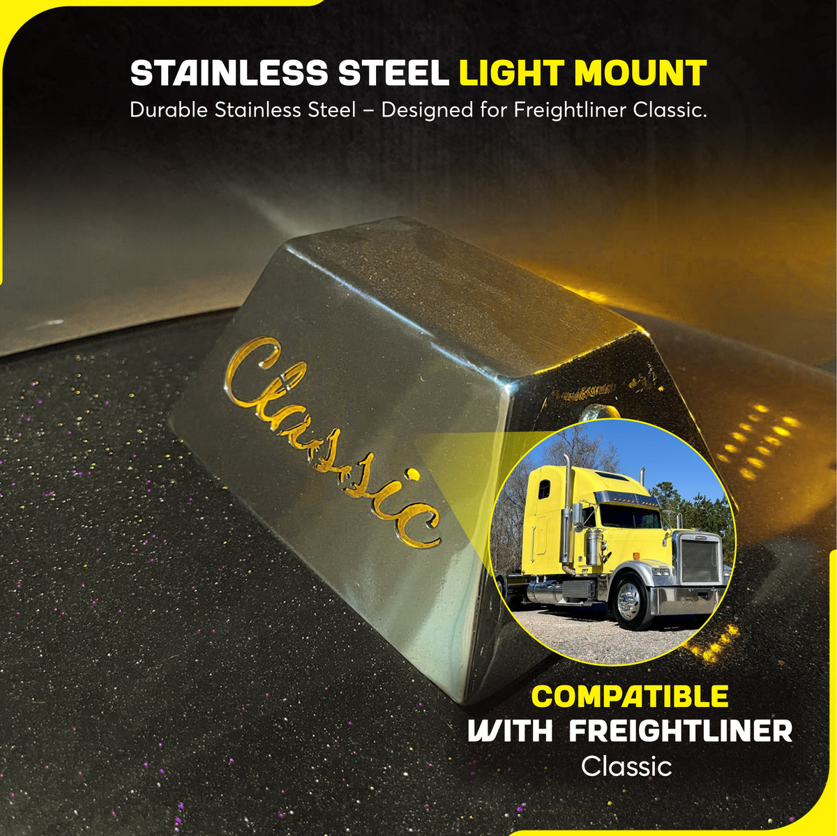 Freightliner Classic Fender Turn Signal Light, photo 6