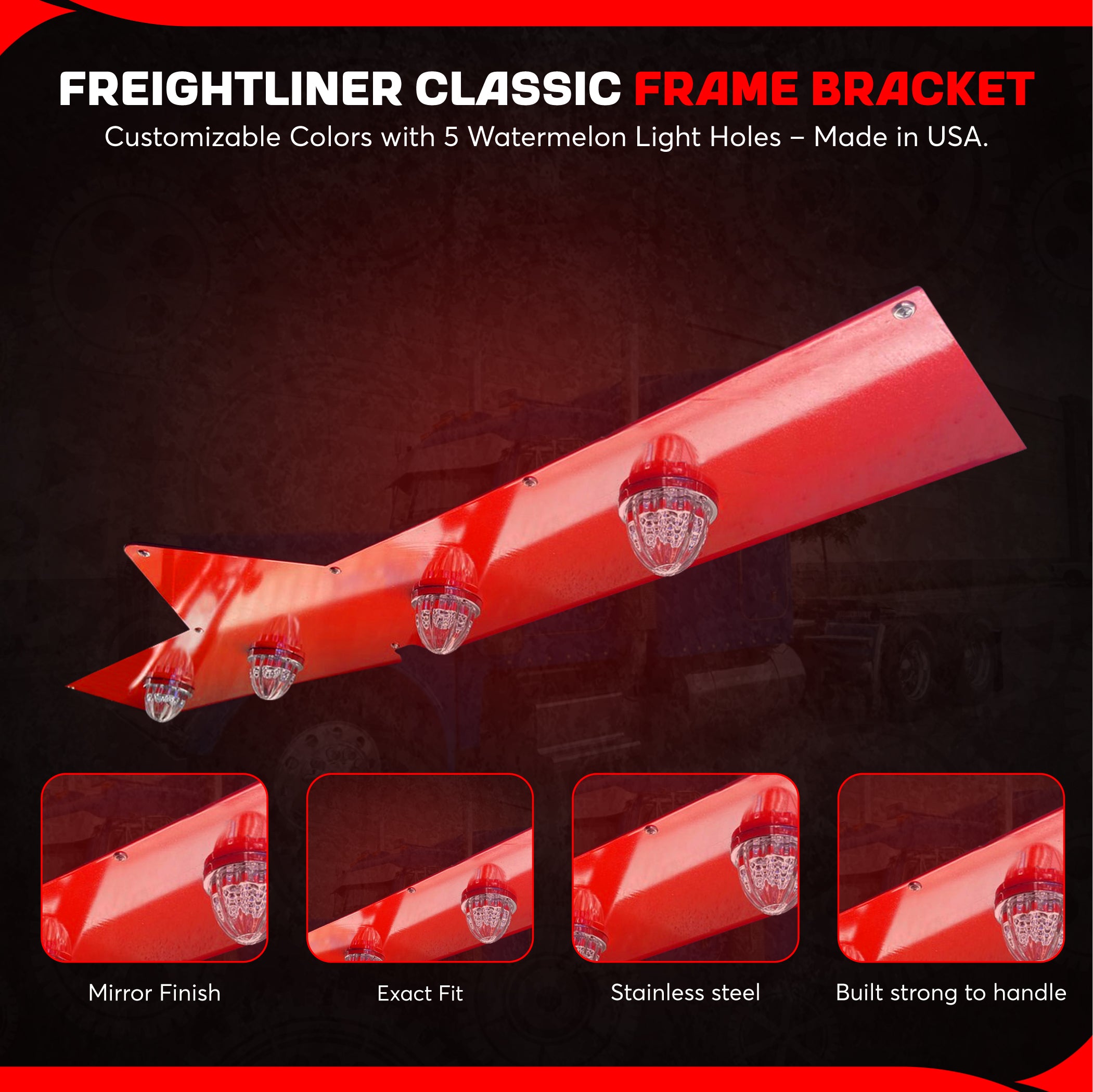 Freightliner Classic Over Dash Lights Panel