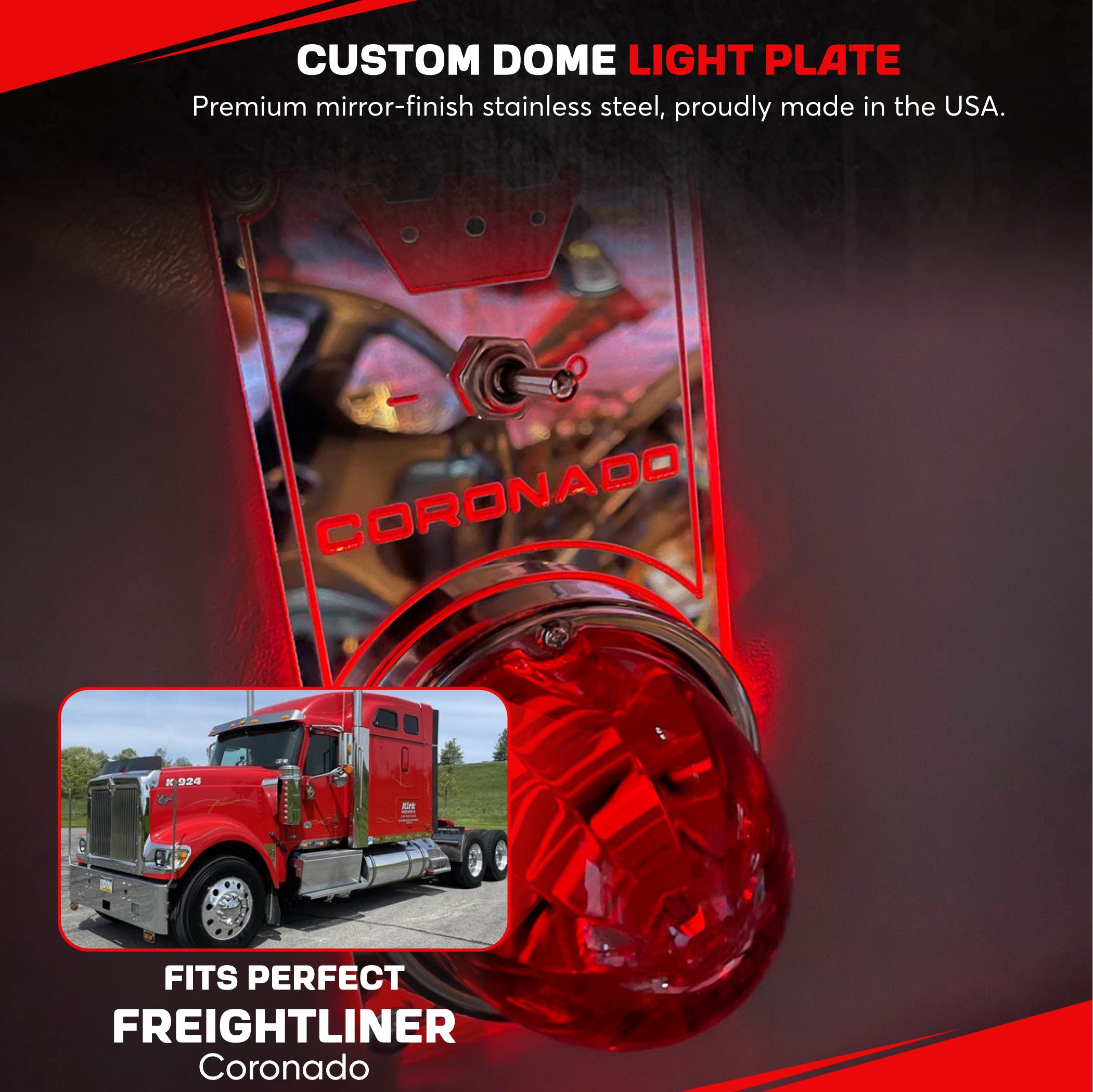Freightliner Coronado Dome Lights
