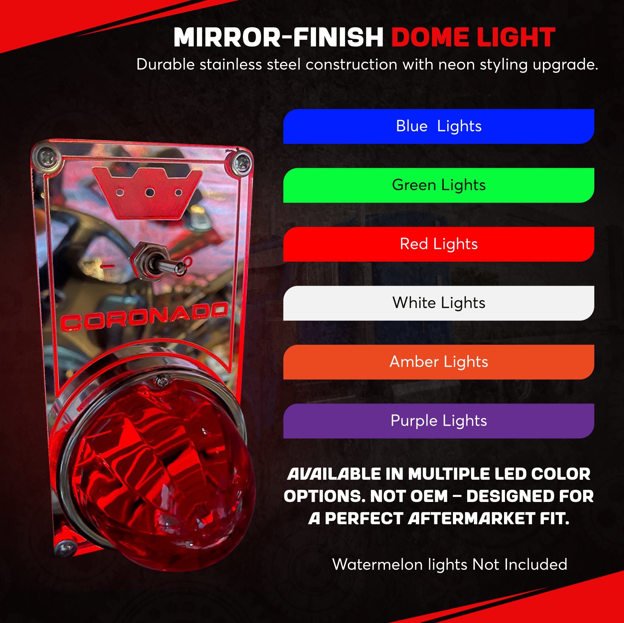 Freightliner Coronado Dome Lights