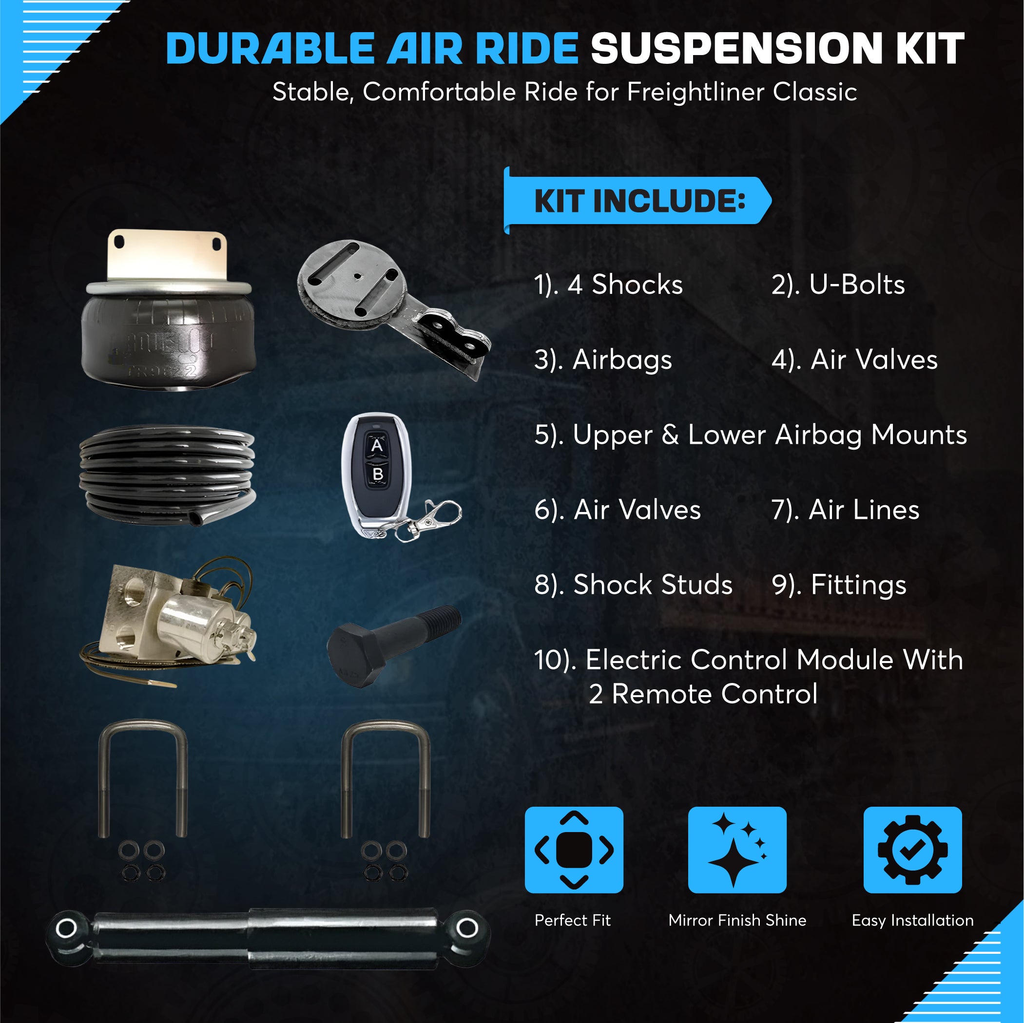 Freightliner classic Air Ride Kit