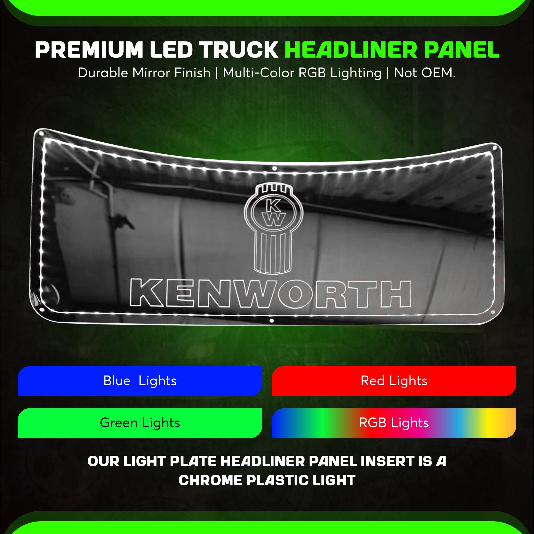 Headliner Insert Compatible with Kenworth W900 T660