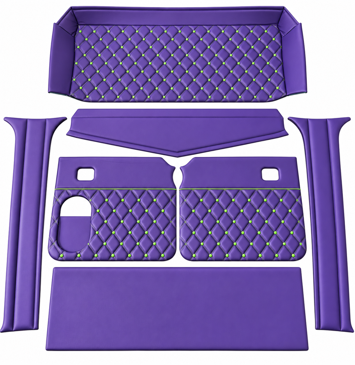 Day cab Upholstery Interior Kit compatible with Peterbilt 379 day cab