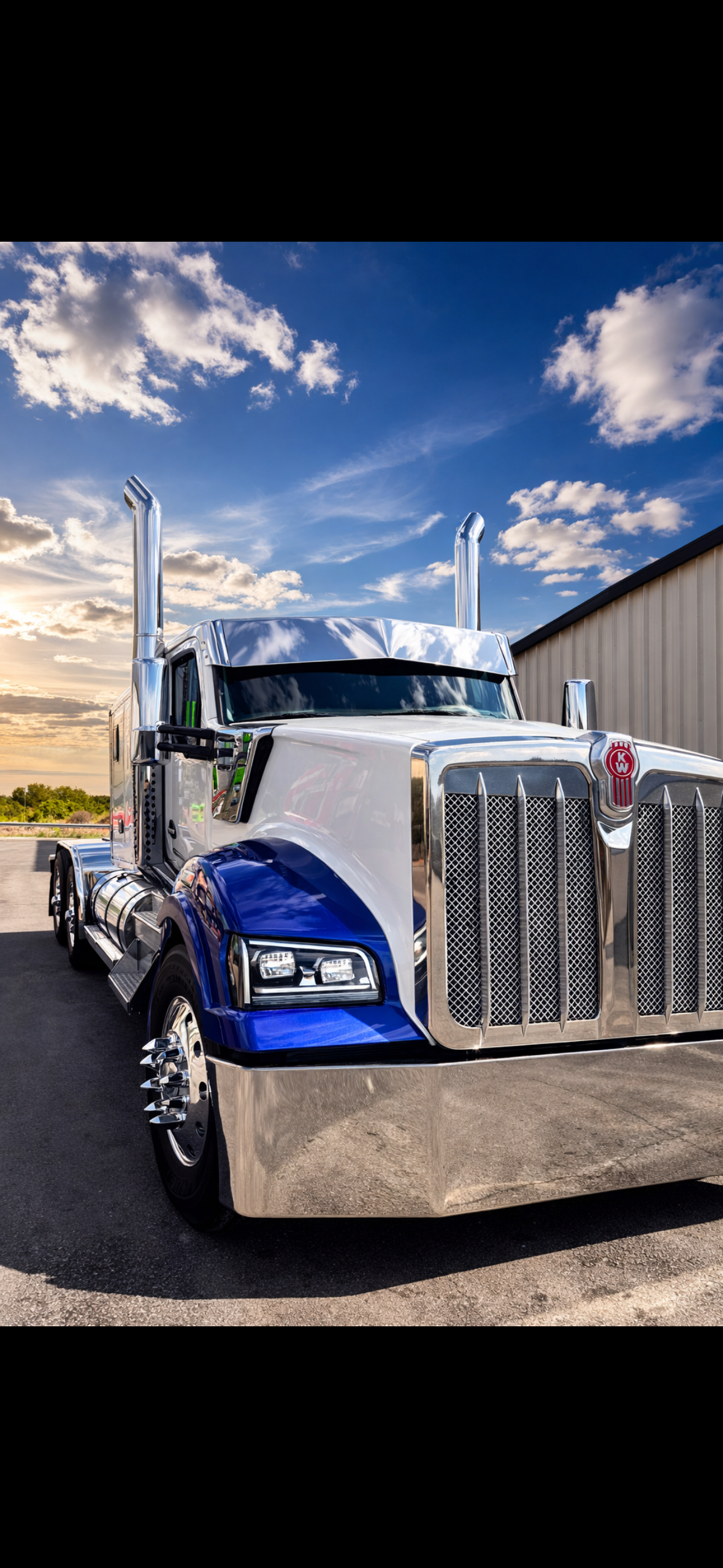 Kenworth w990 14 inch visor compatible with w990