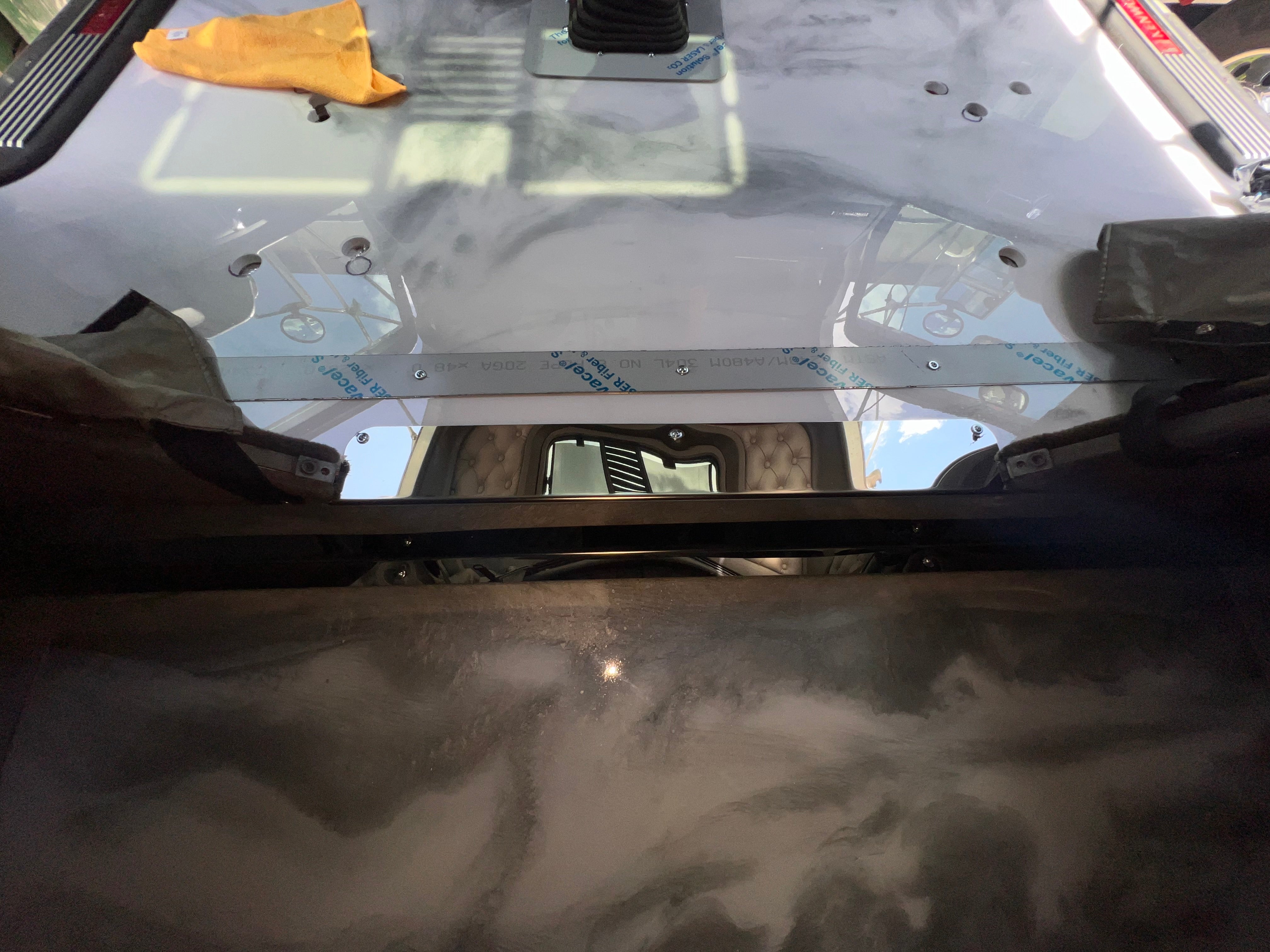 Sleeper Joint Cover Stainless Steel Compatible with Kenworth T600, T800 & W900