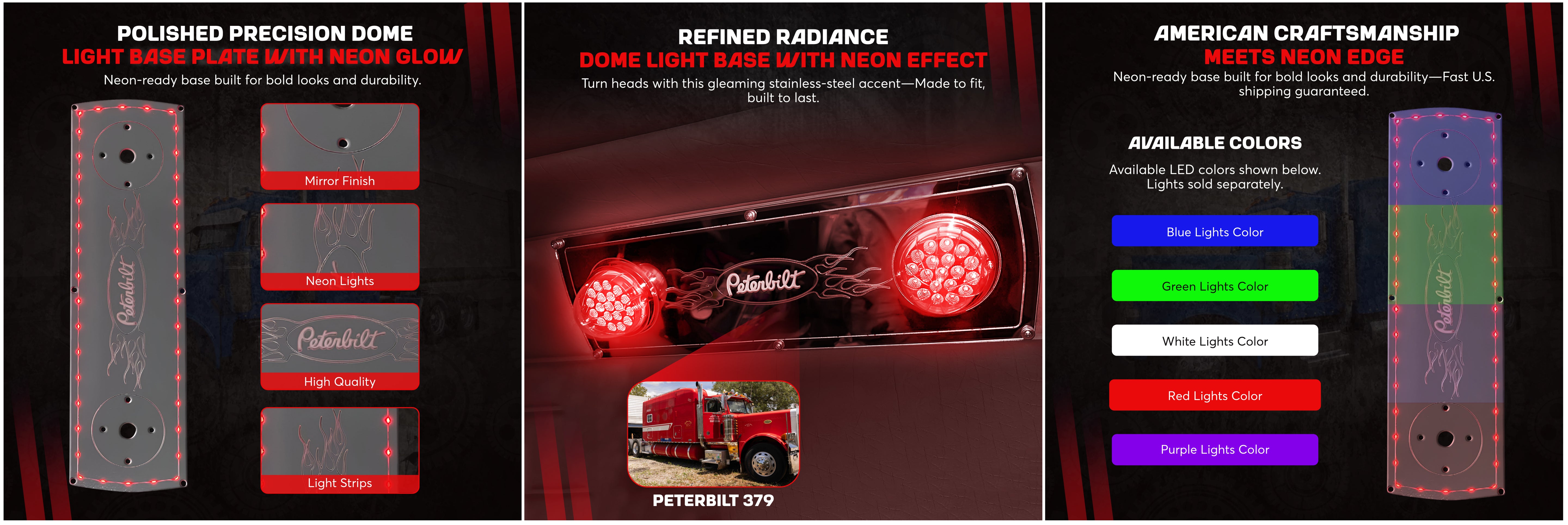 Peterbilt 379 Sleeper Roof Light