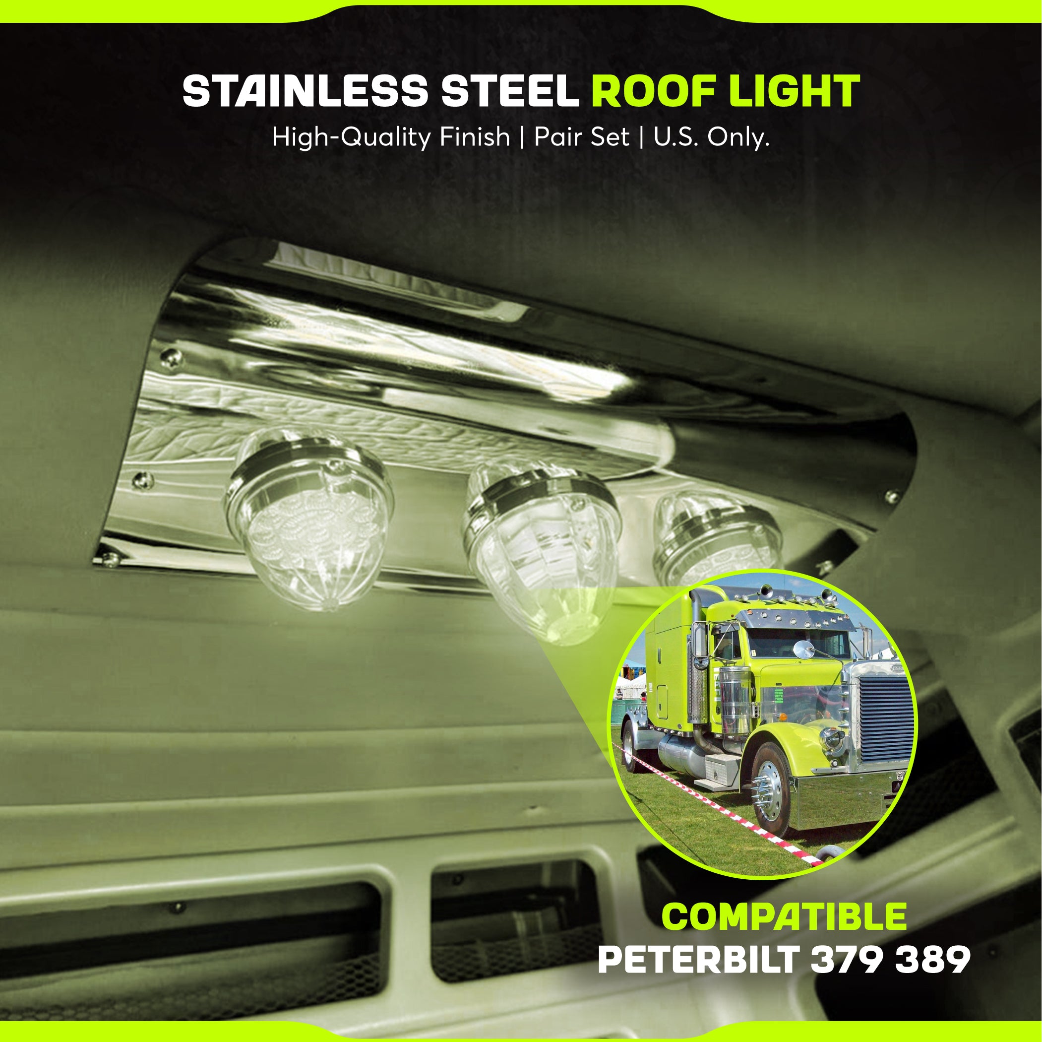 Peterbilt 379 389 Sleeper Roof Light