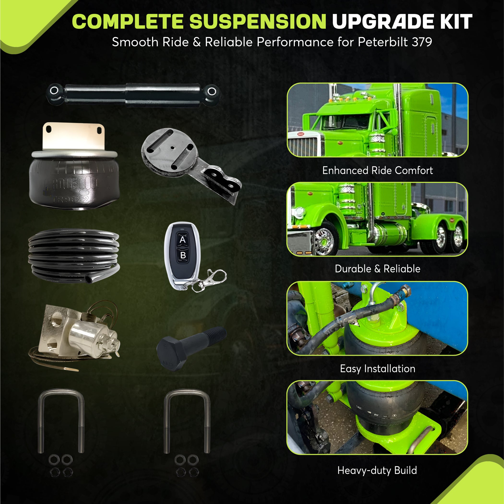 Peterbilt 379 Air Ride Kit