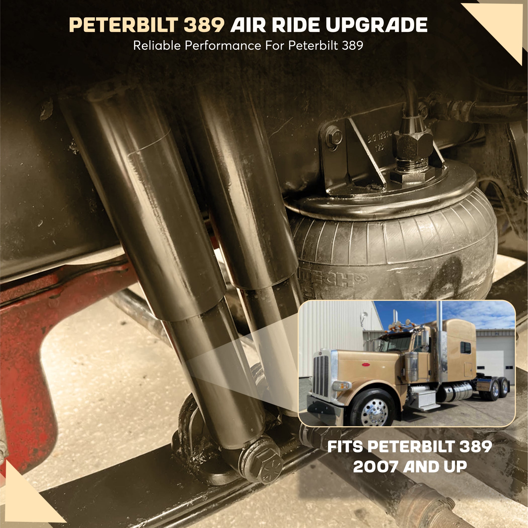 Peterbilt 389 Air Ride Kit