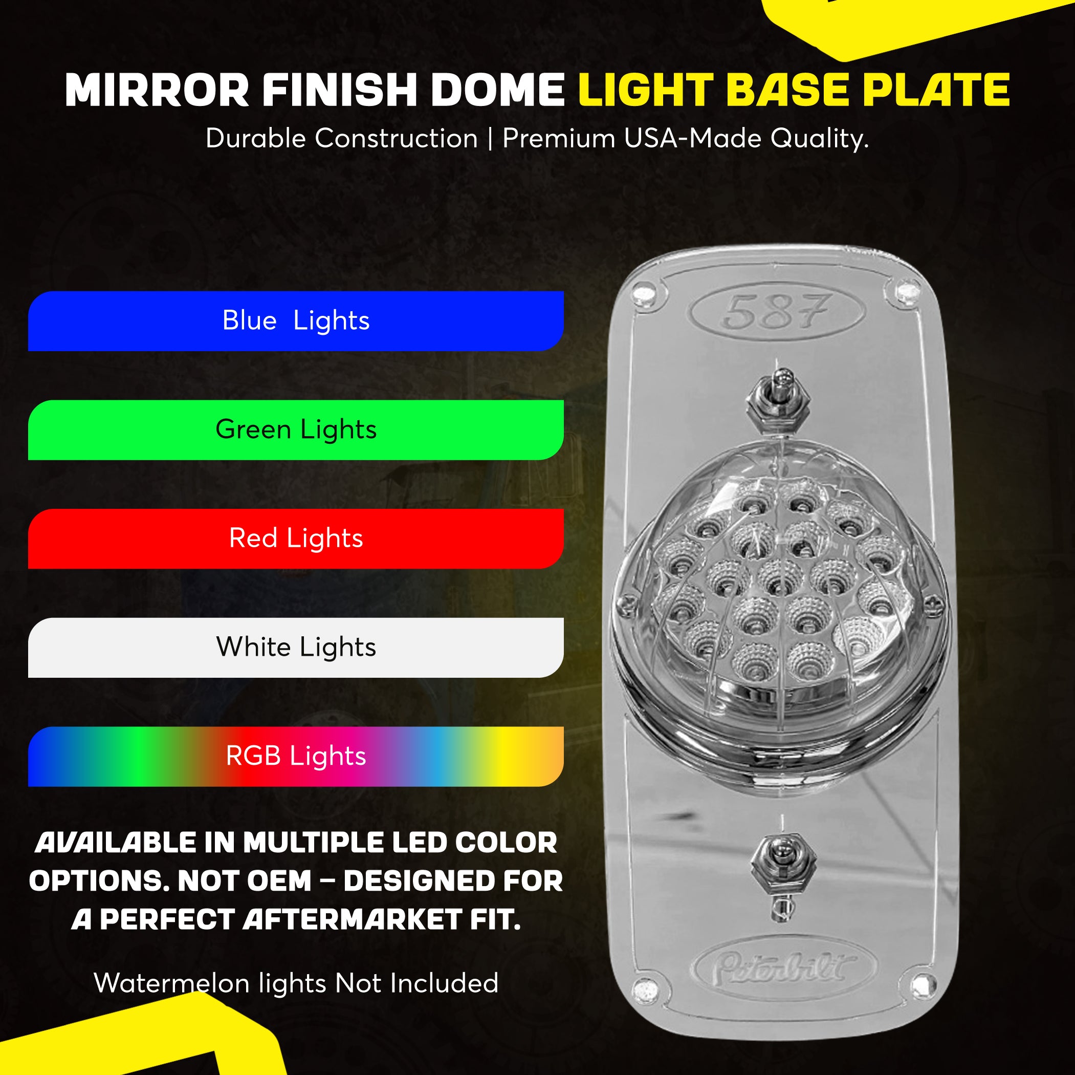 Peterbilt 587 Dome Lights