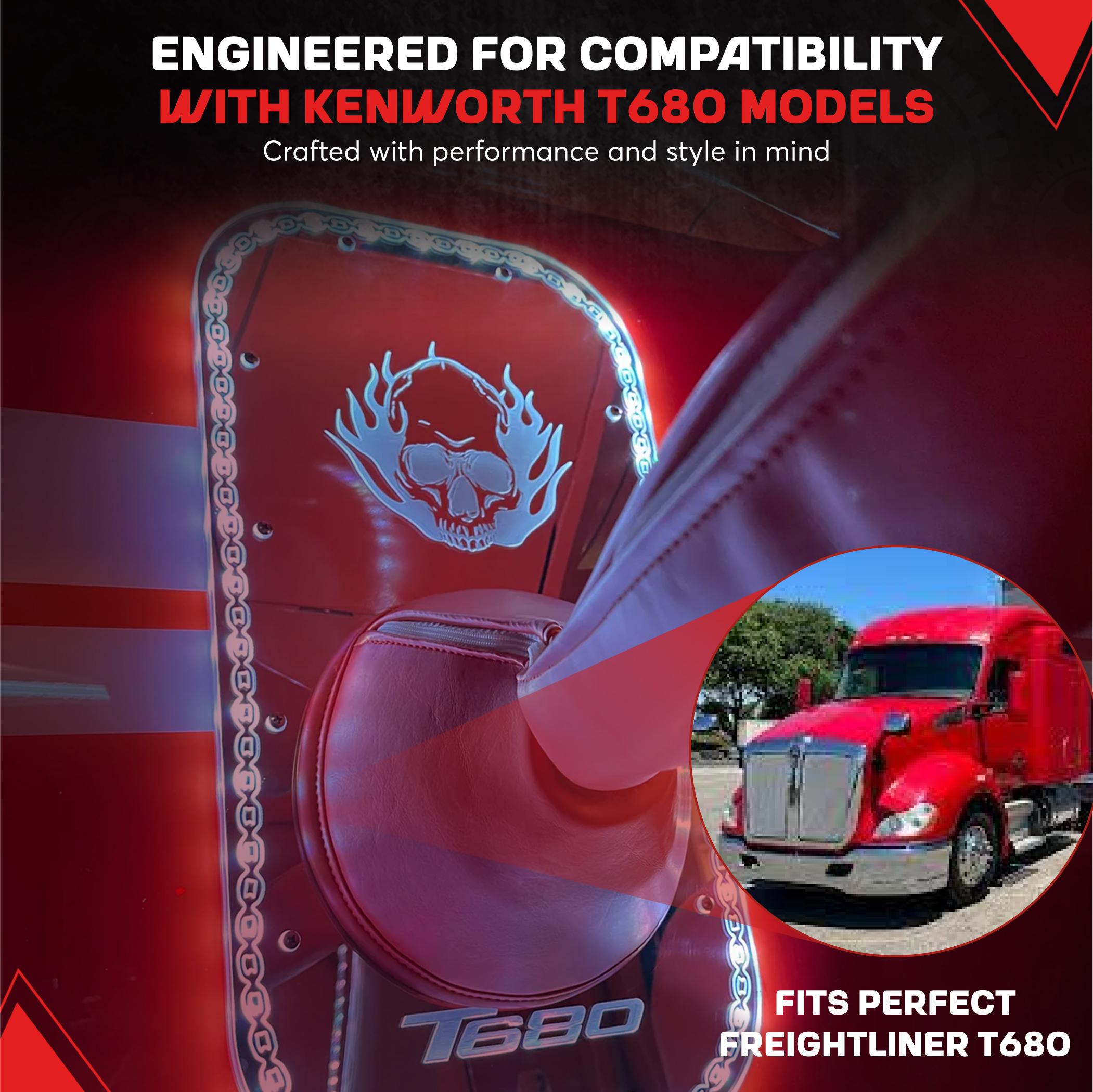 Exact Fit Replacement Shift Boot Plate KL Style Compatible with Kenworth T680