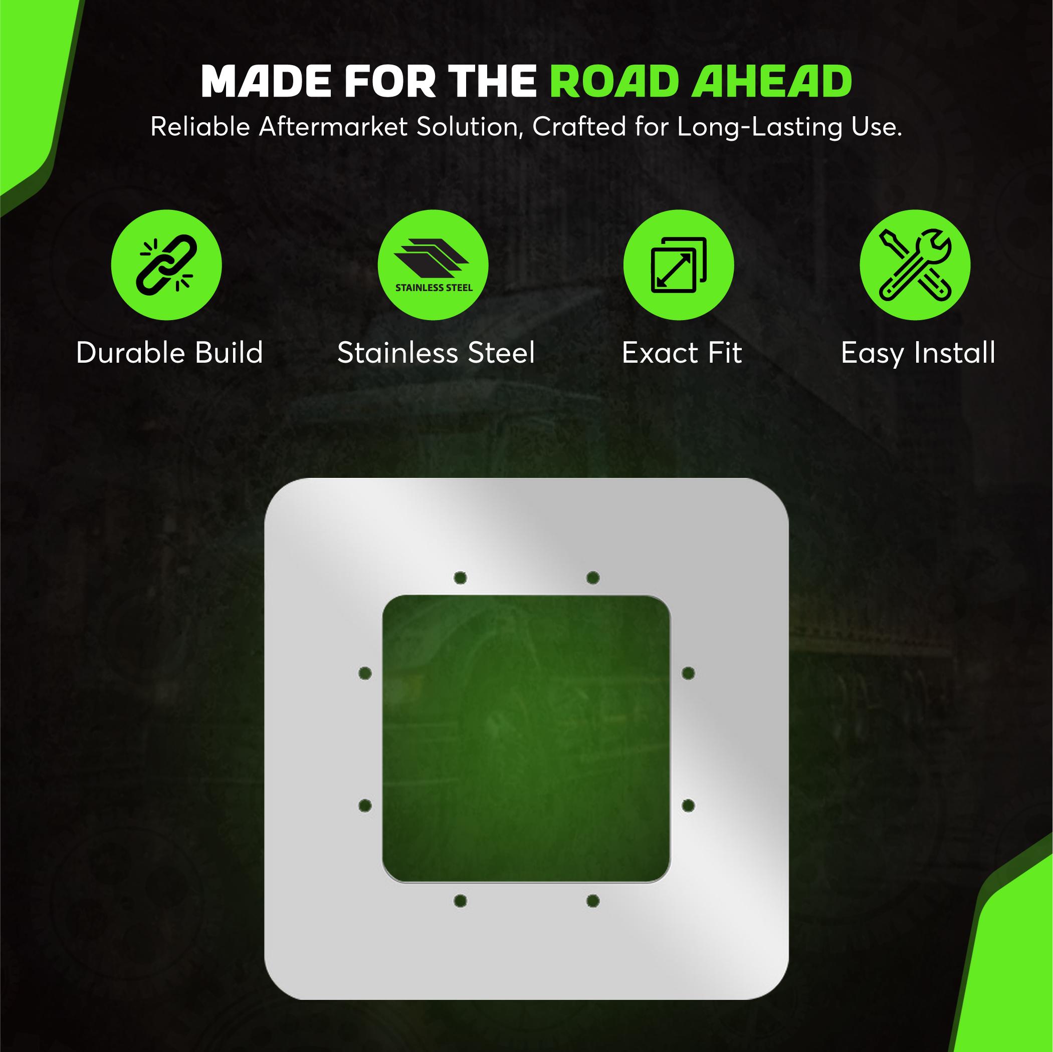 Kenworth W900 Stainless Steel Shifter Boot Trim