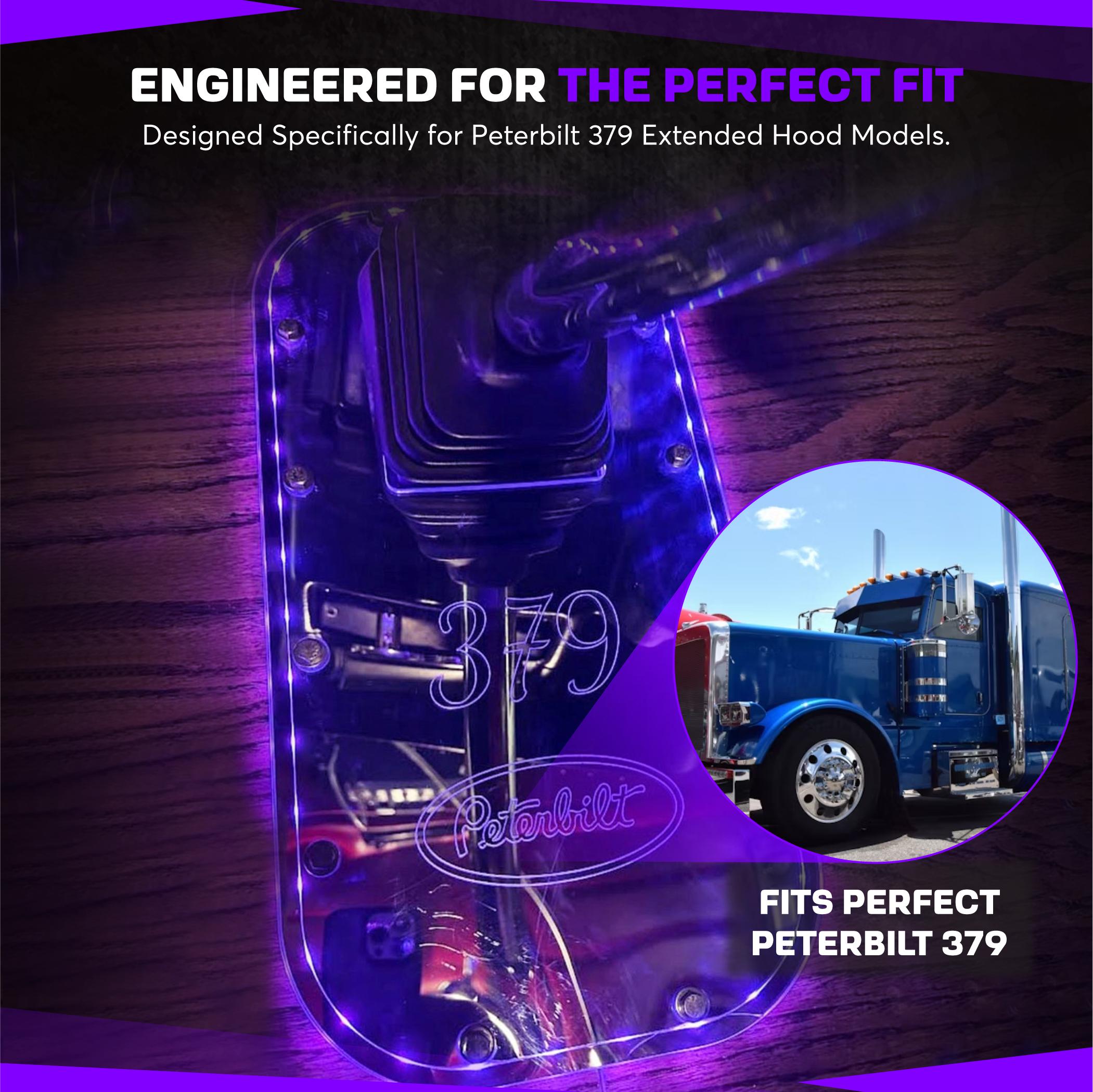 Peterbilt 379 Extended Hood Fit Replacement Shift Boot Plate