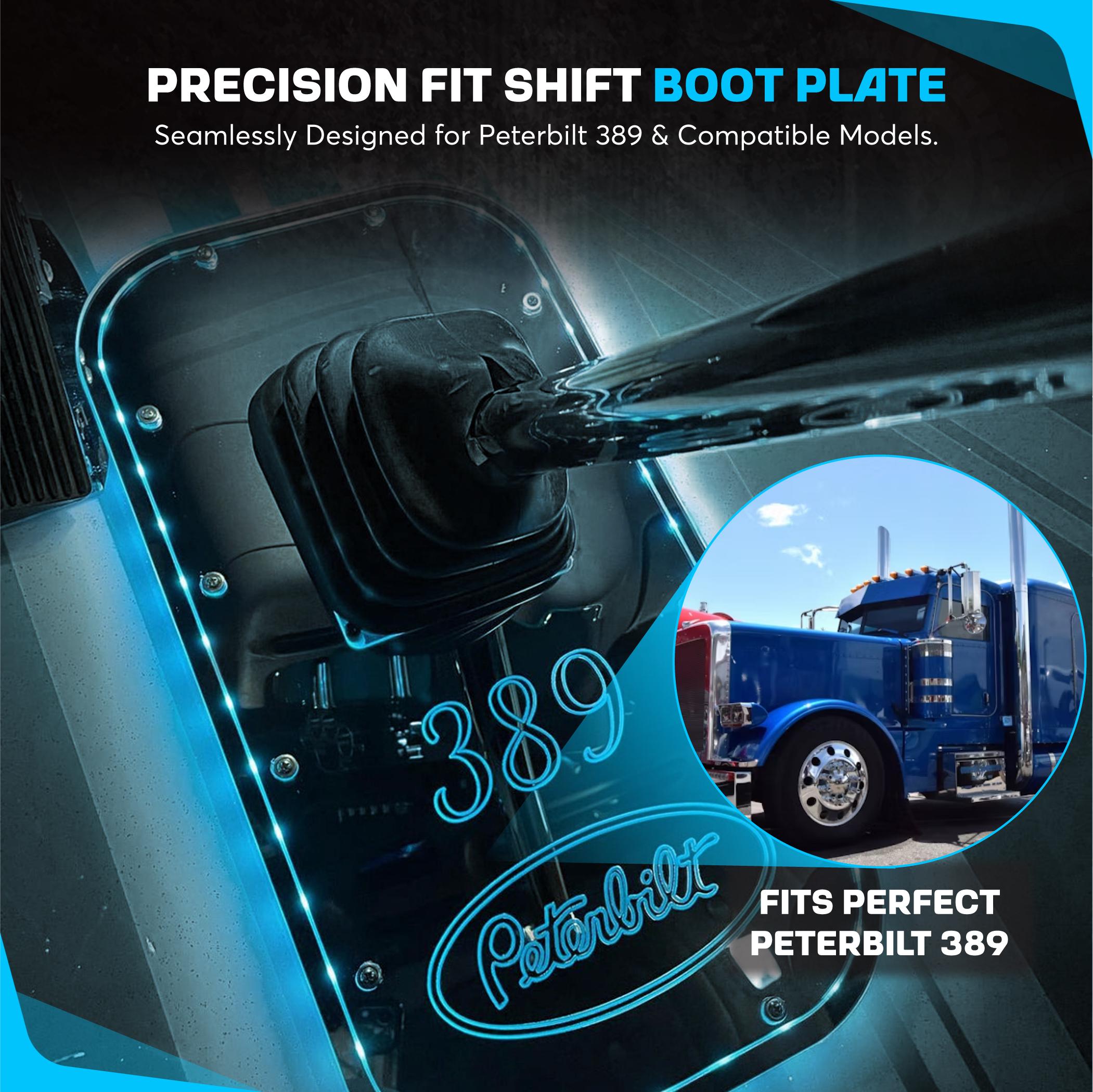 Peterbilt 389 Exact Fit Replacement Shift Boot Plate