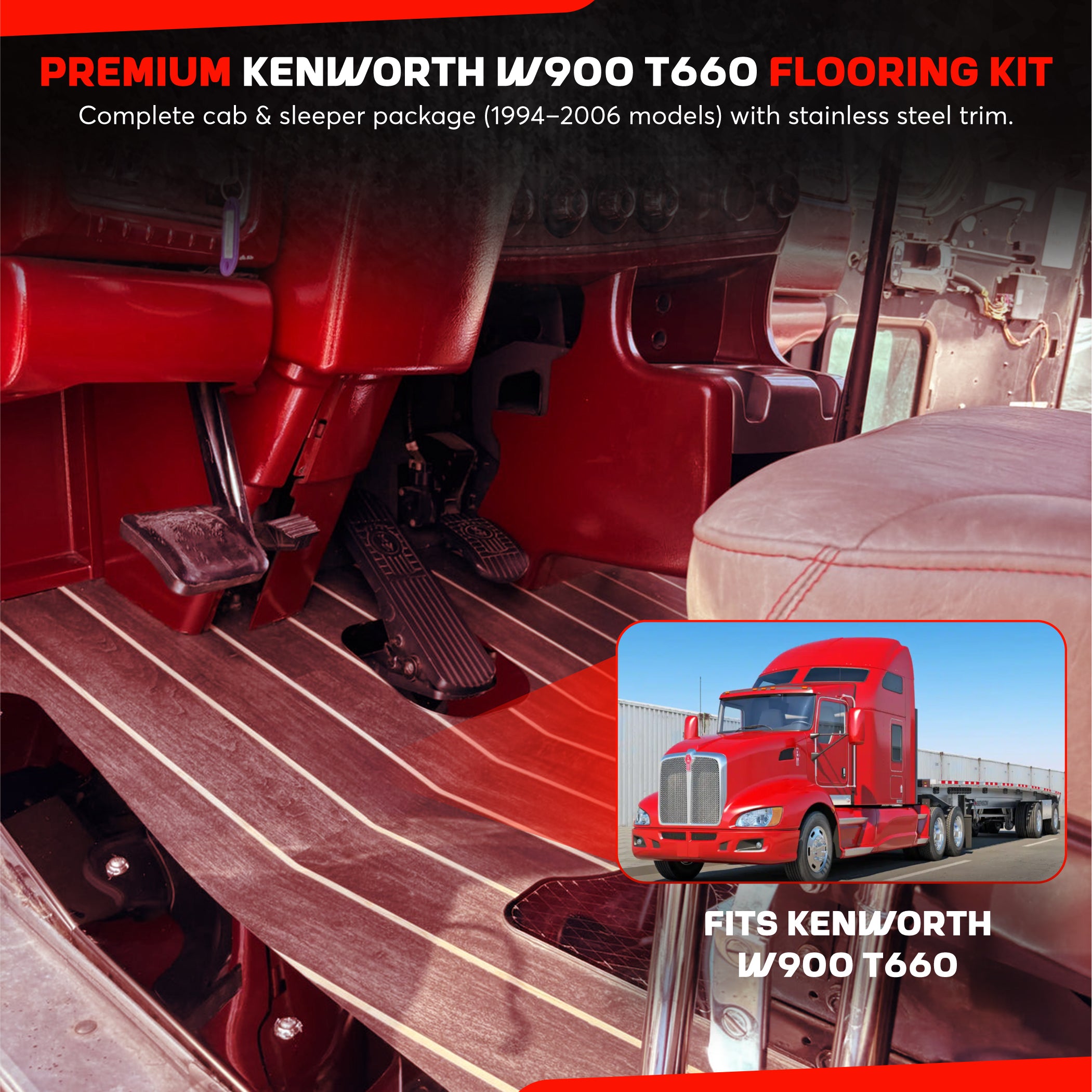 kenworth w900 t660 Marine flooring