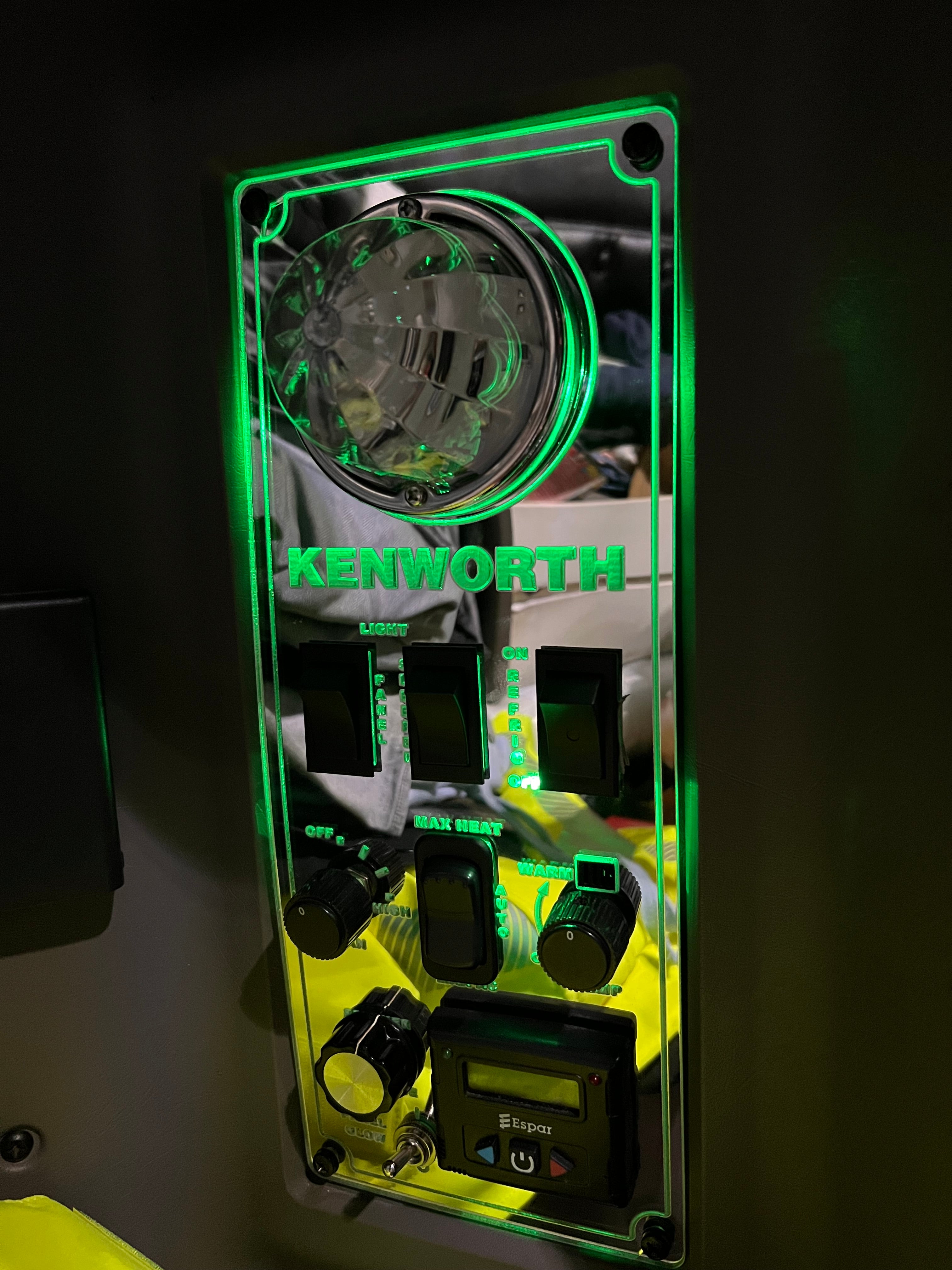 Sleeper AC Control Panel Exact Replacement Compatible with Kenworth W900 T660