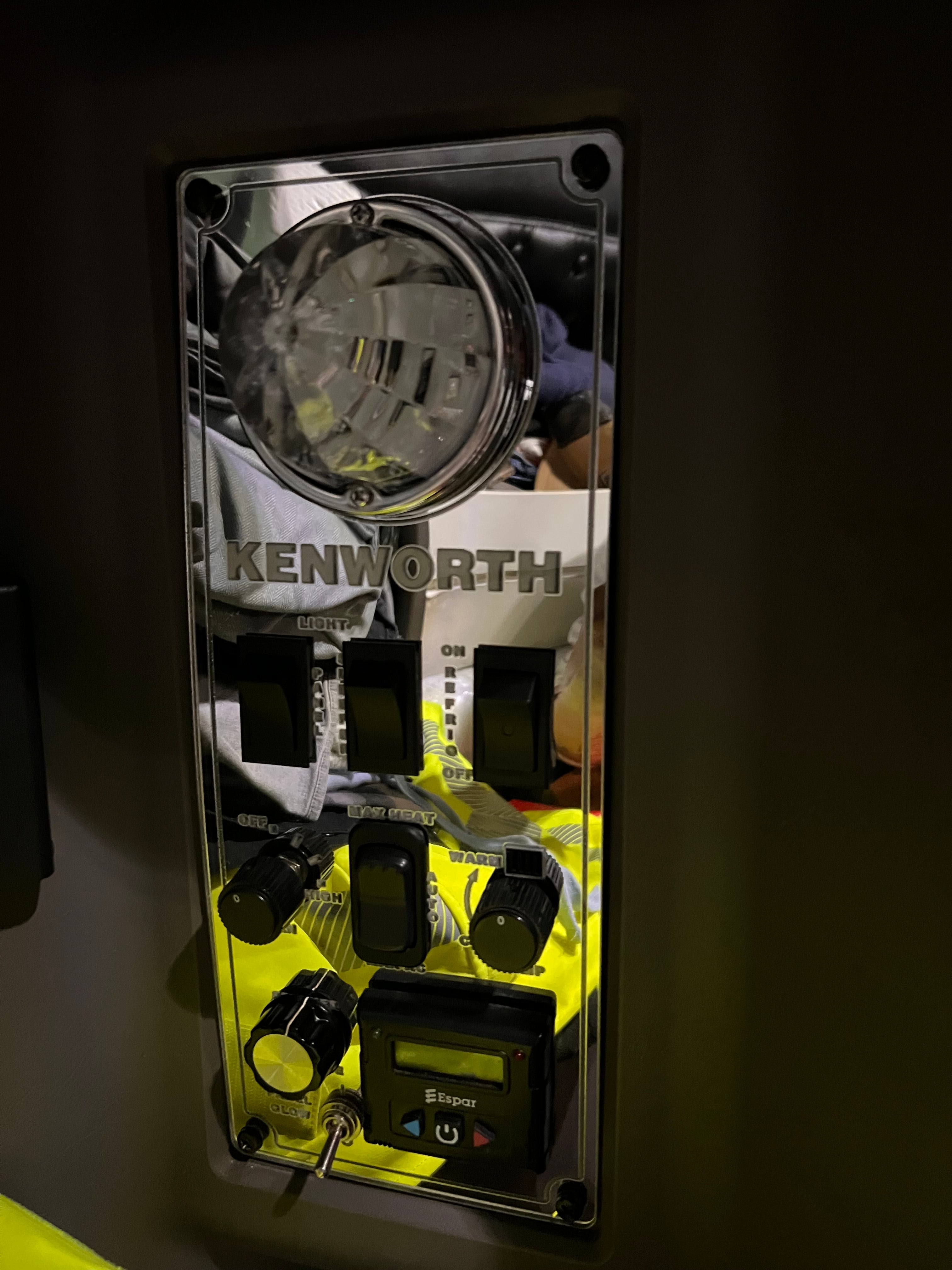 Sleeper AC Control Panel Exact Replacement Compatible with Kenworth W900 T660