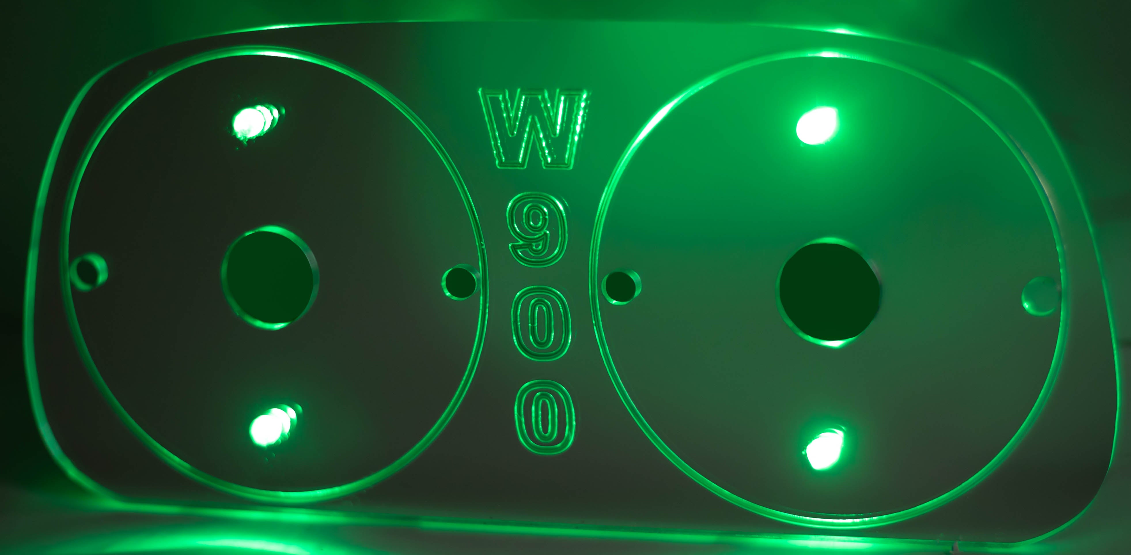 Center Cabin Dome Lights (No Switch) Compatible Kenworth W900