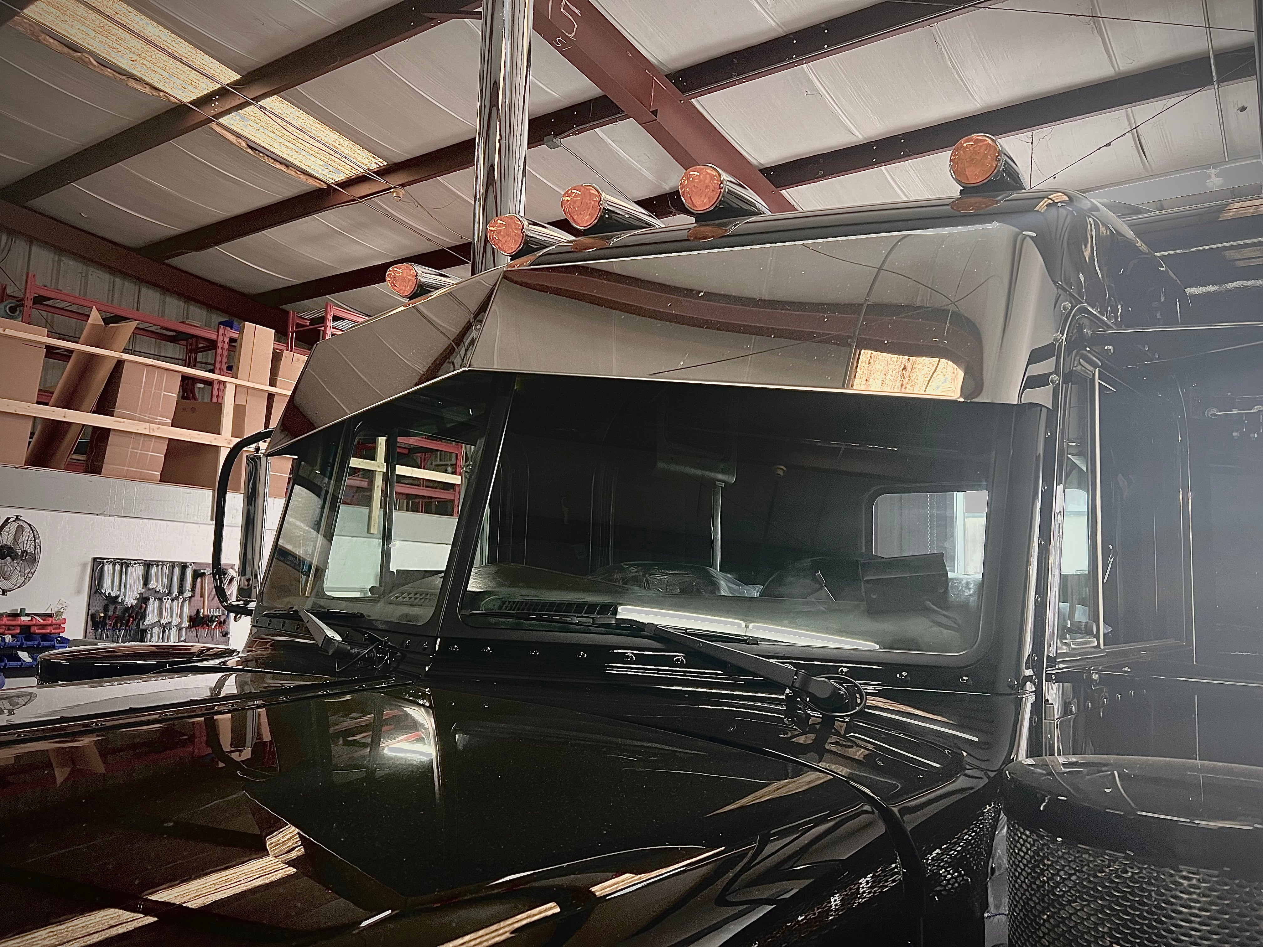 Peterbilt Visor 10 inch for 379 389 388 386 1995 and Up