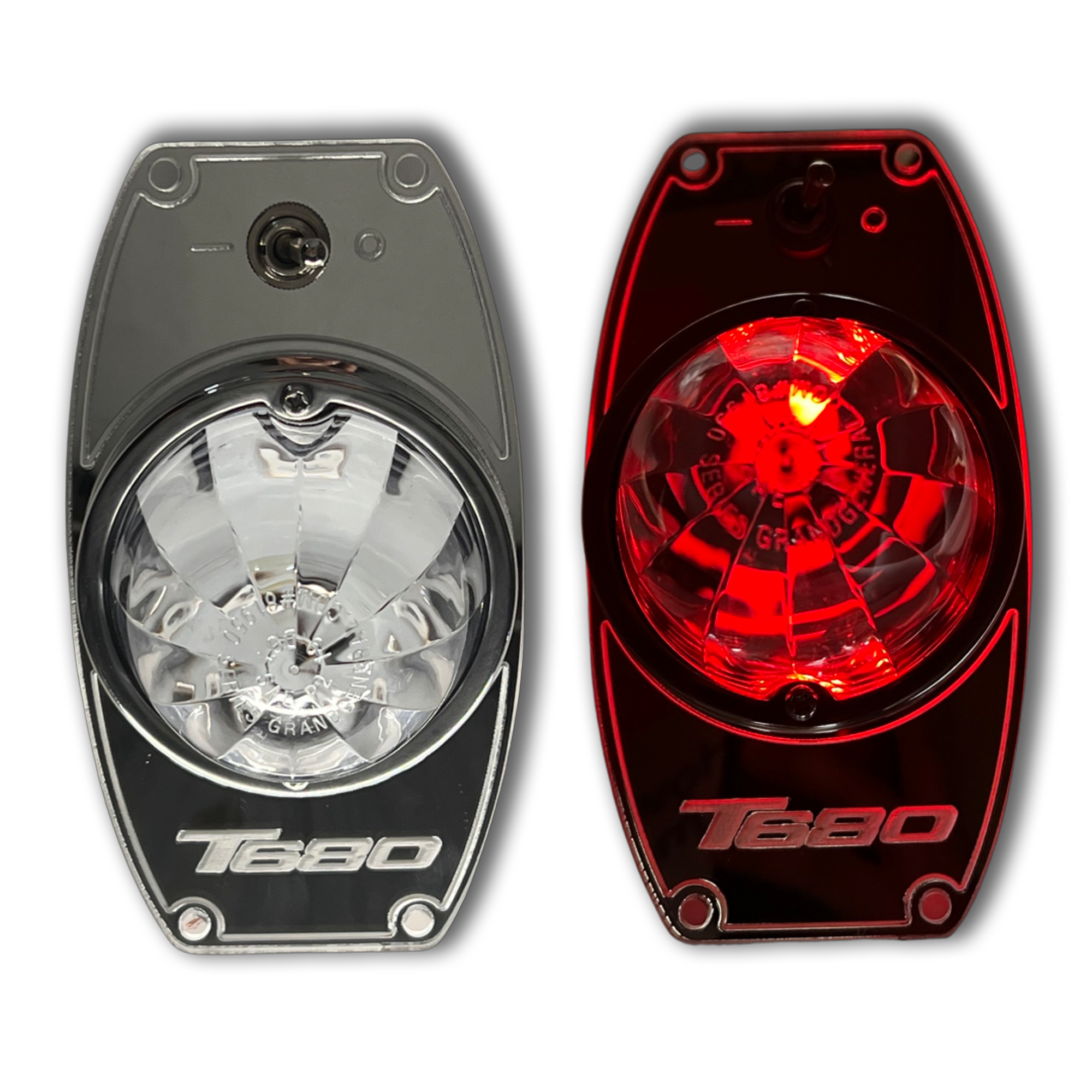 Dome Light Plate Frame Style compatible with Kenworth T680
