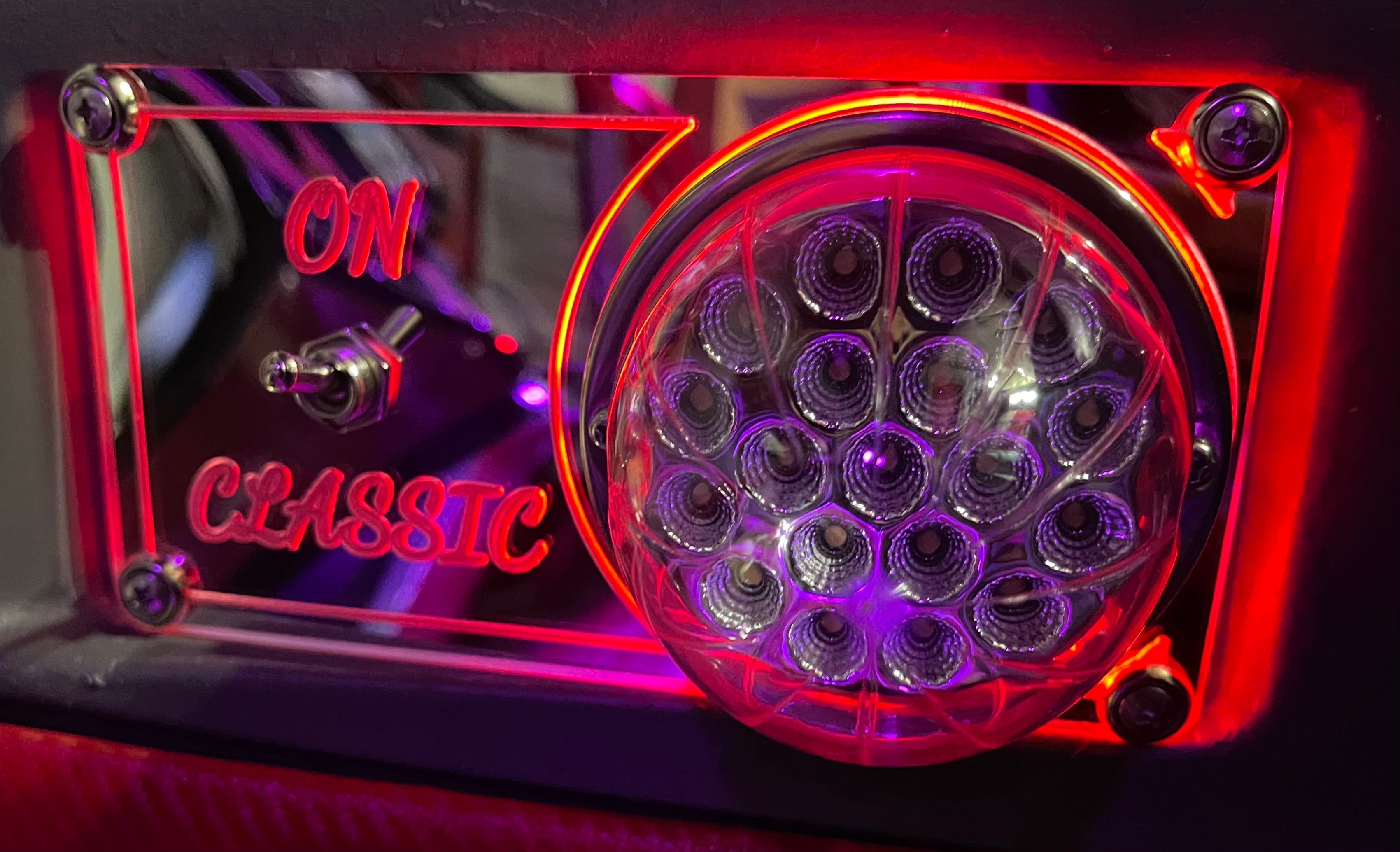 Freightliner Classic Dome Lights Plate