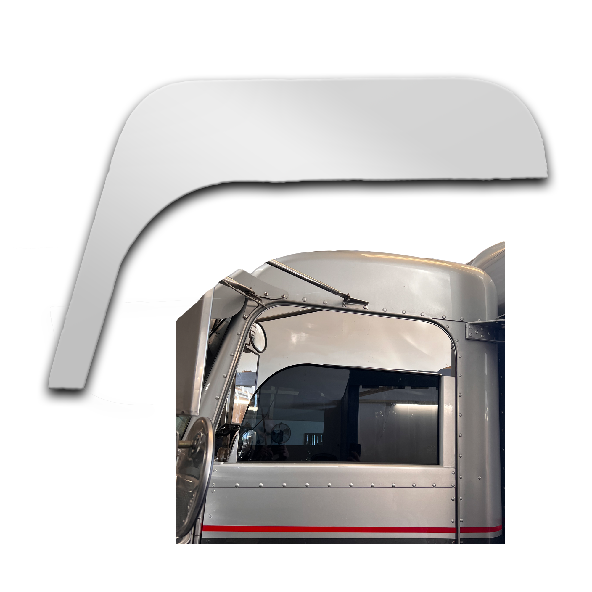 Peterbilt 379 99-2023 8 Inch Extended Window Chops Set
