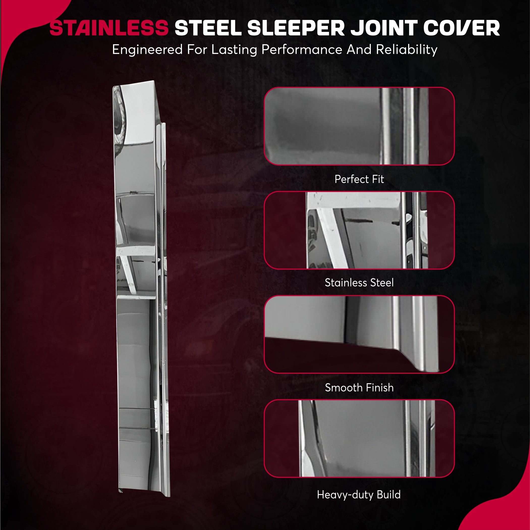 Peterbilt 379 - 389 Sleeper Joint Cover