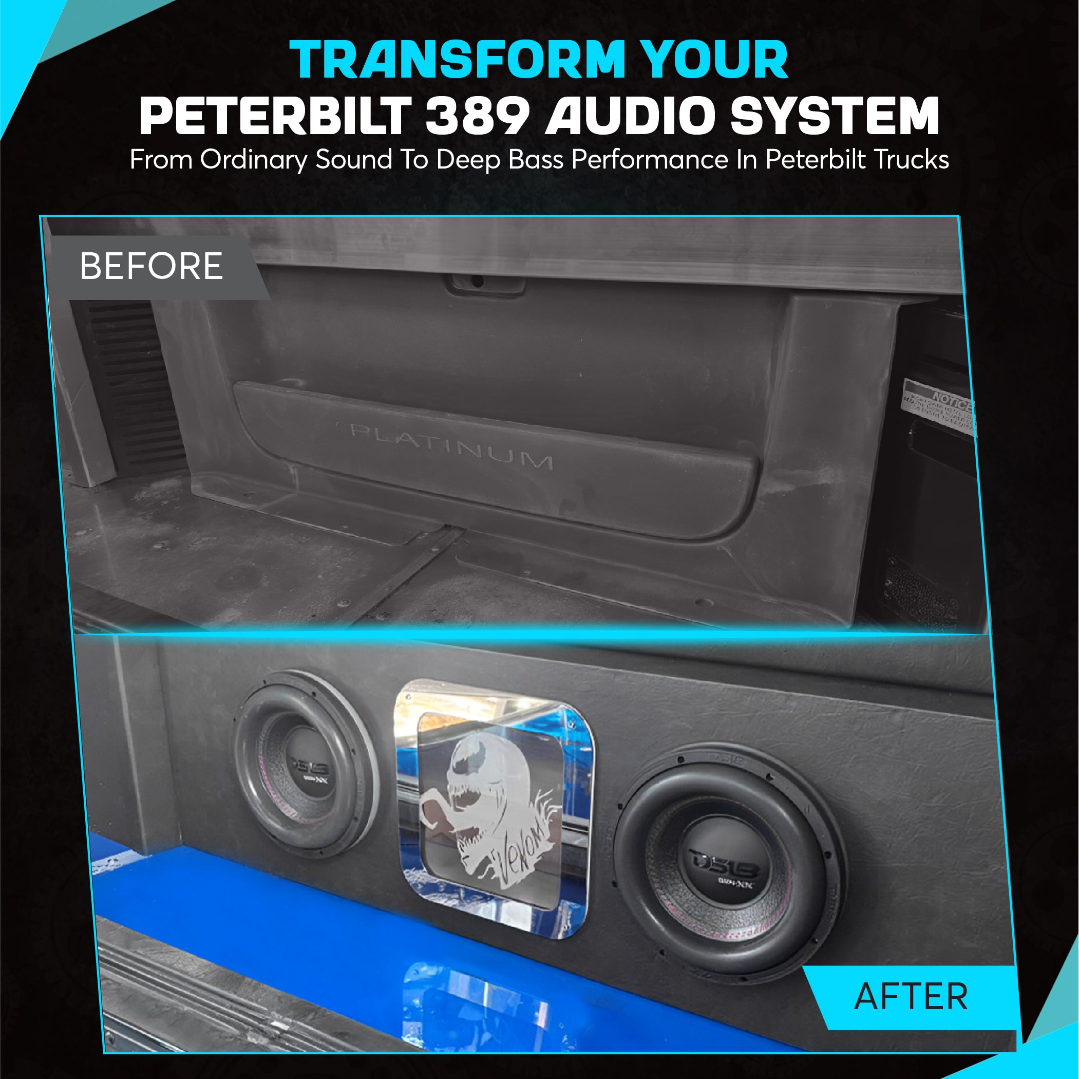 Peterbilt 389 sub woofer box/ custom option