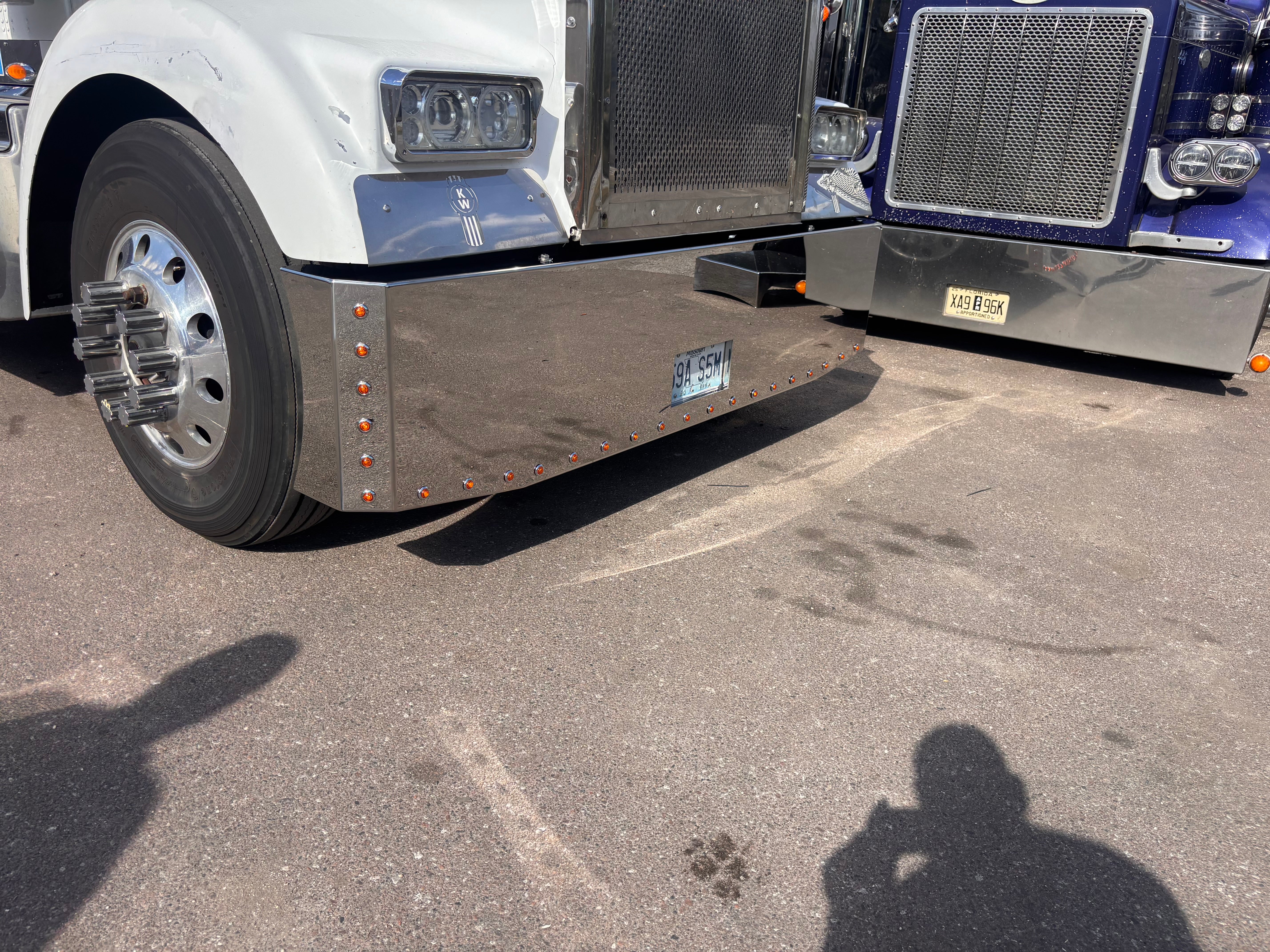 Kenworth w900 Stainless Steel Buzzard Bumper