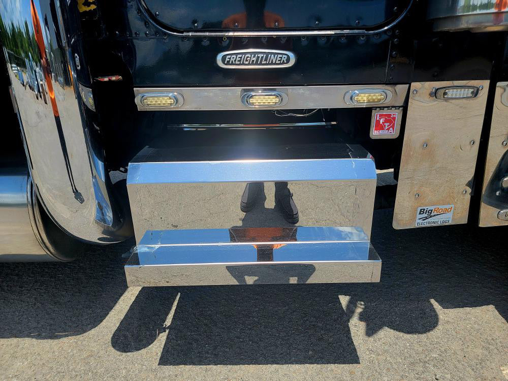 Freightliner FLD Classic Tool Box or Battery Box Cover Stainless Steel Each Sold Separately