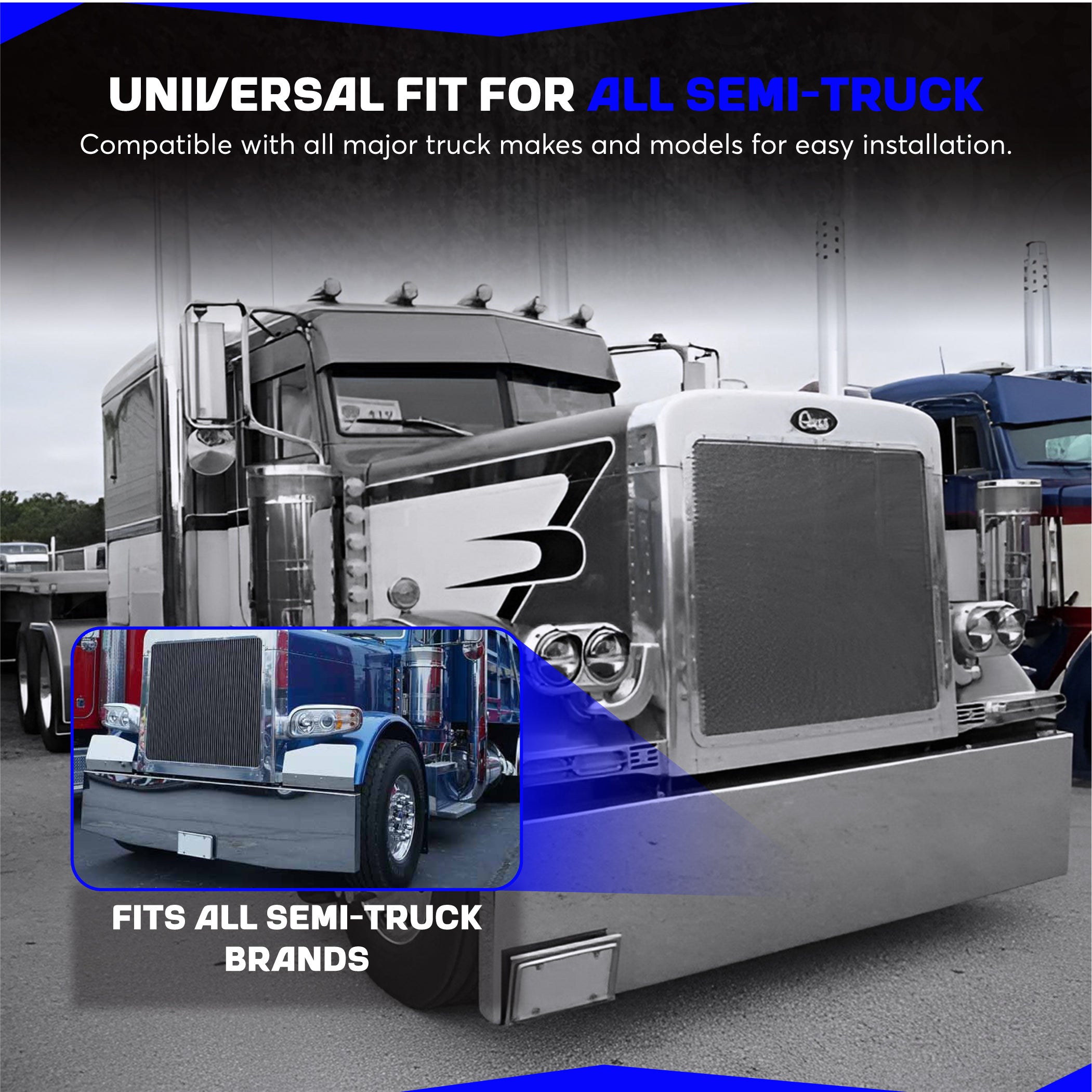 Bumper bracket single plate mount universal