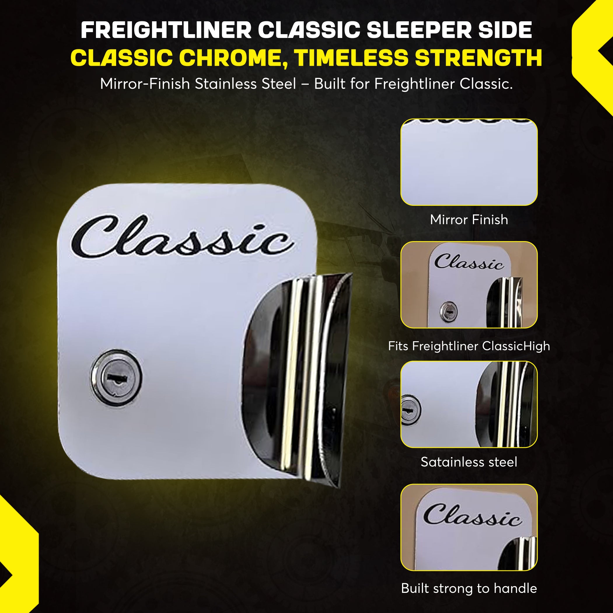 Freightliner Classic Sleeper Side Door Handle Set