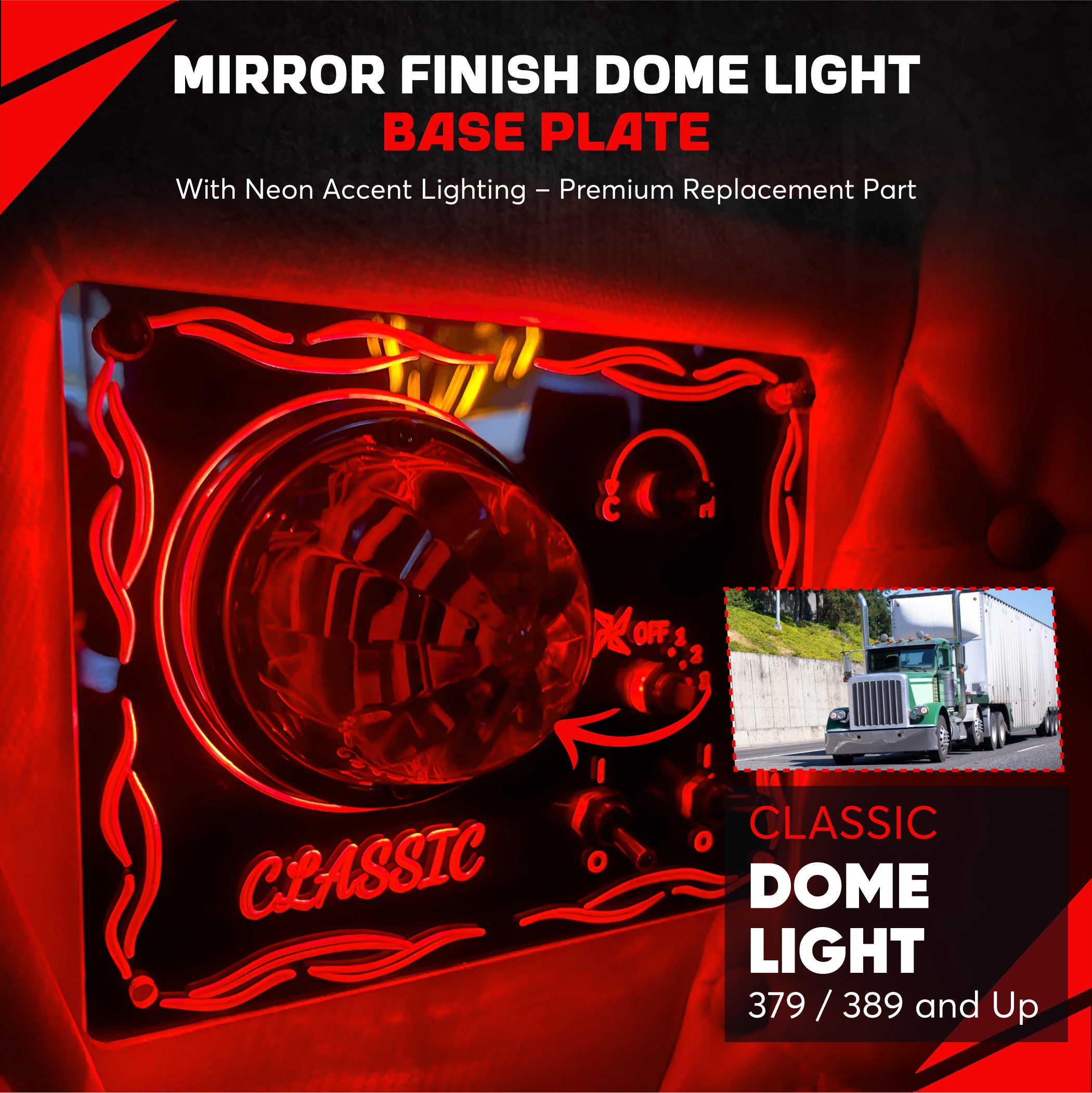 Freightliner Classic Sleeper AC Control Panel