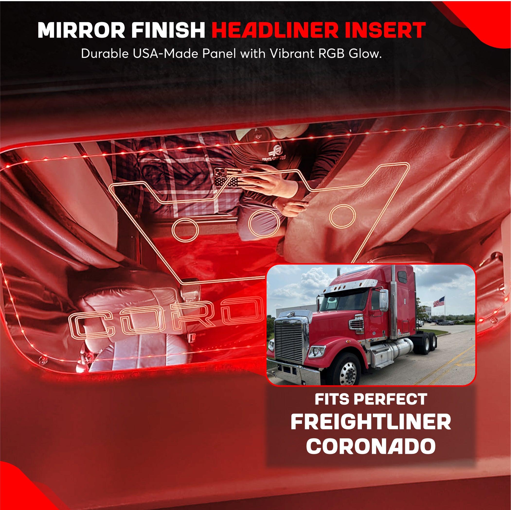 Freightliner Coronado Headliner Insert