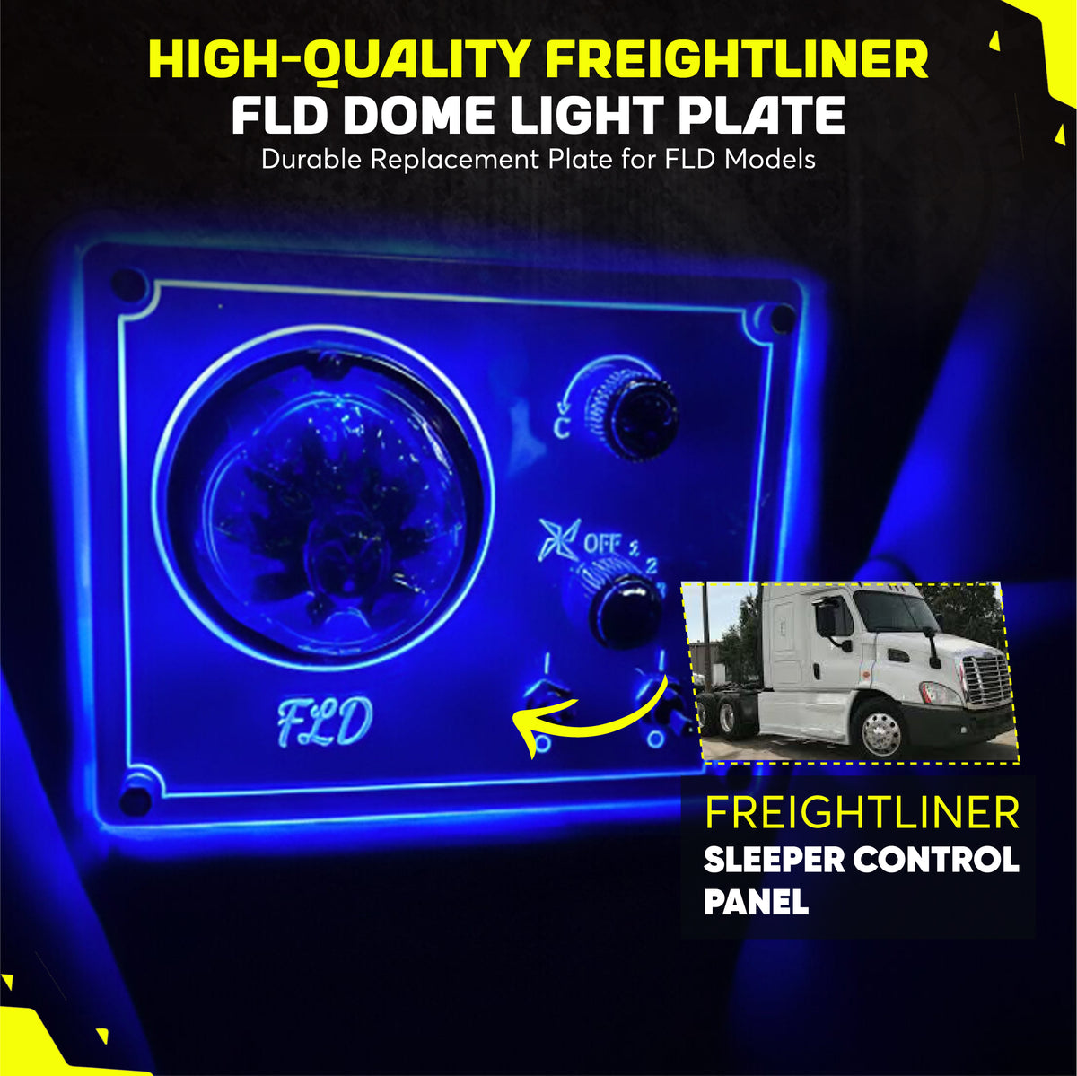 Led Module Controller Freightliner Freightliner FLD Sleeper AC Control Panel Frame