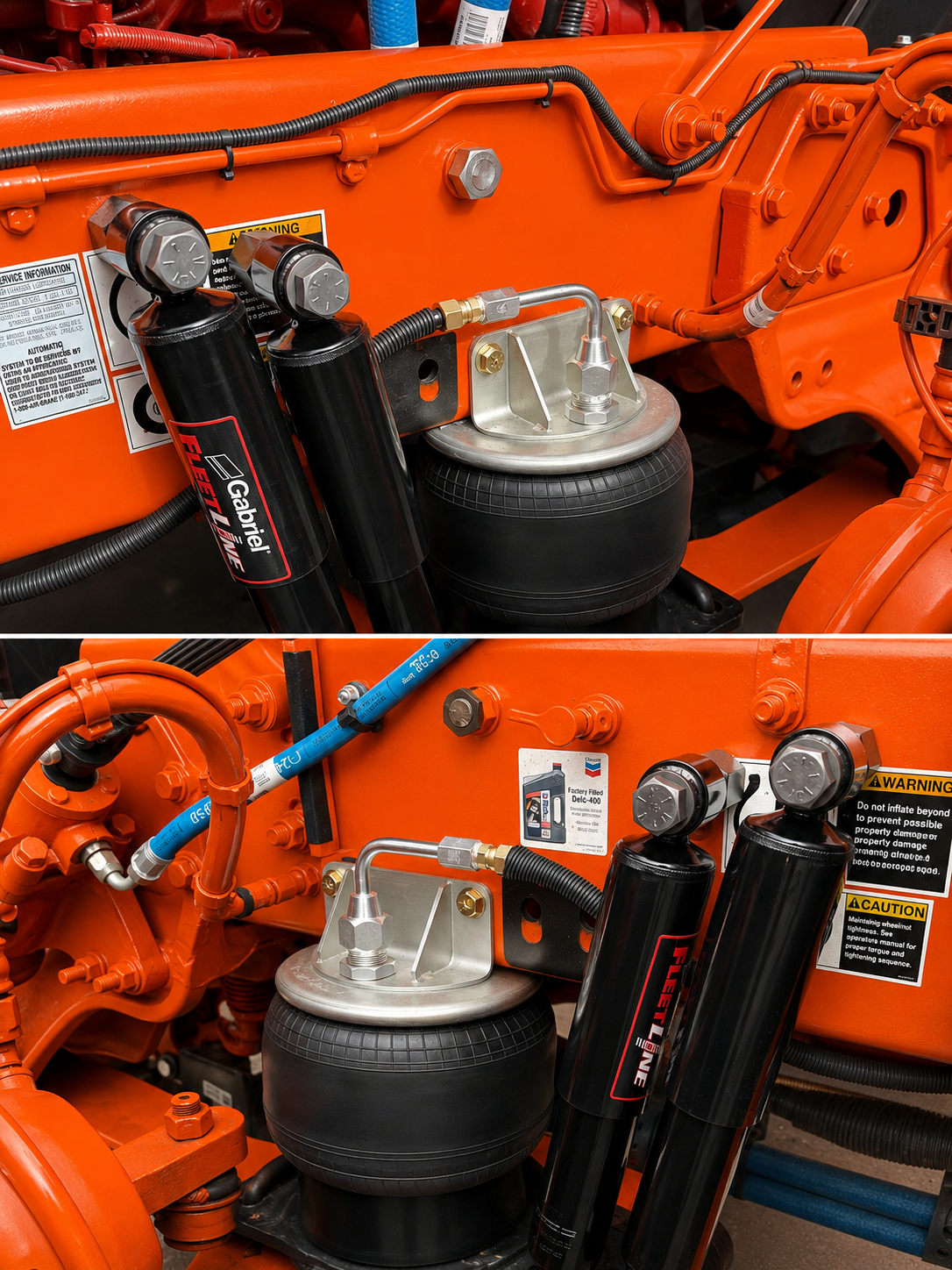 Peterbilt 589 Air Ride system
