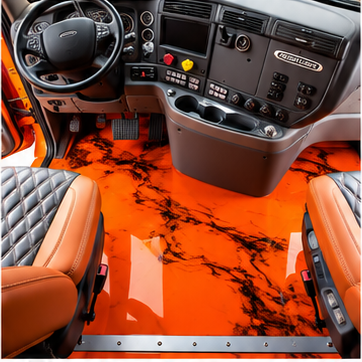 Freightliner Cascadia Epoxy Flooring