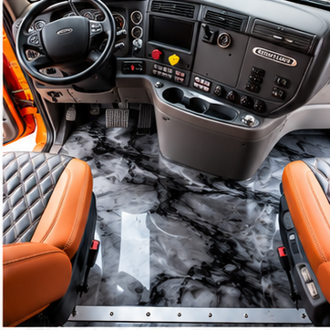 Freightliner Cascadia Epoxy Flooring