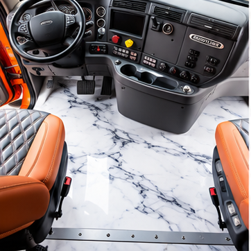Freightliner Cascadia Epoxy Flooring