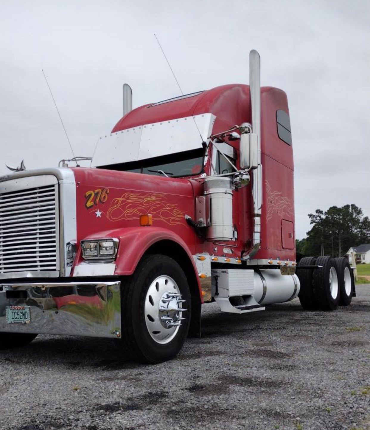 Freightliner Classic Visor 22 inches Stainless Steel