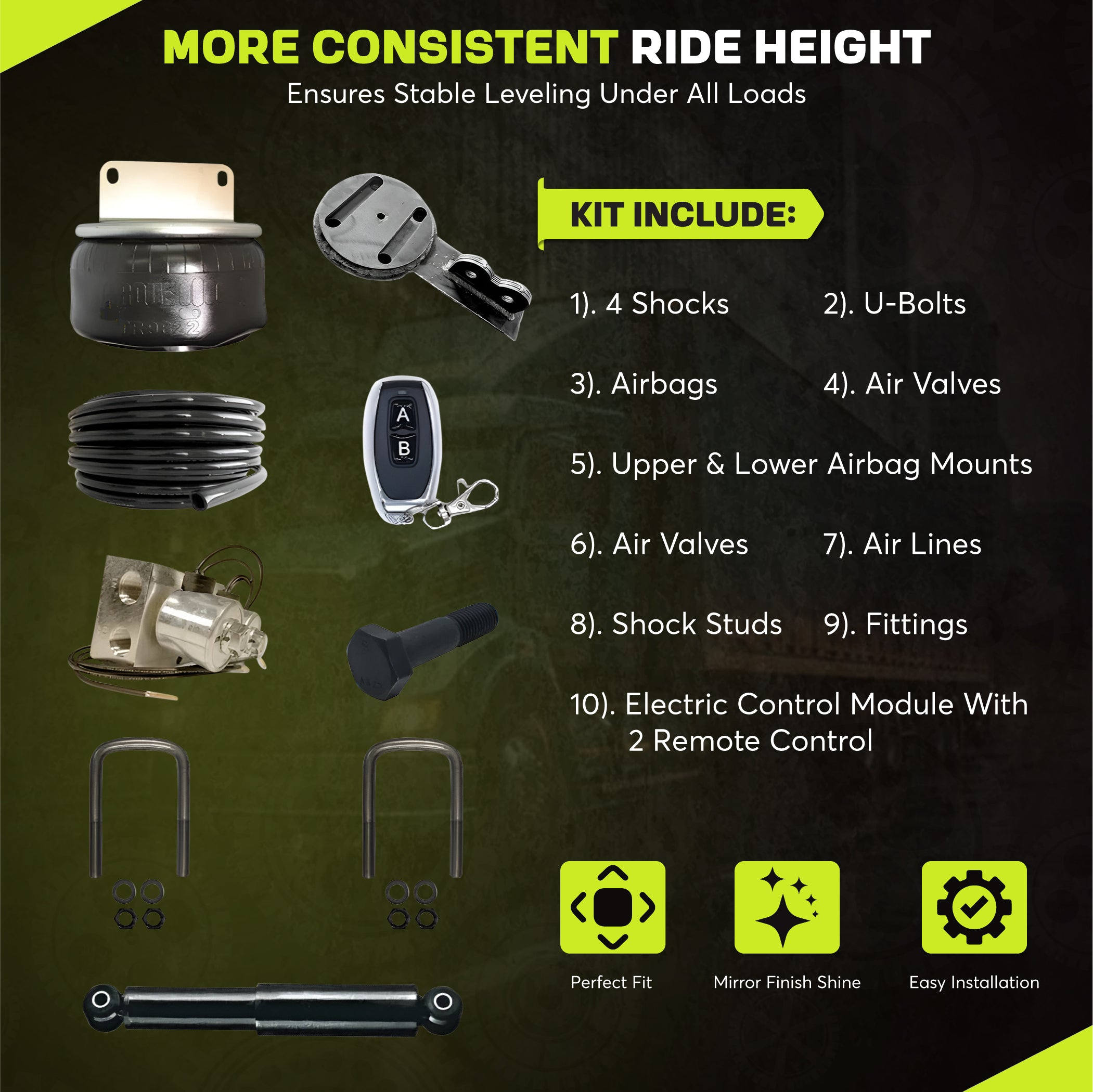 Peterbilt 579 Air Ride Kit