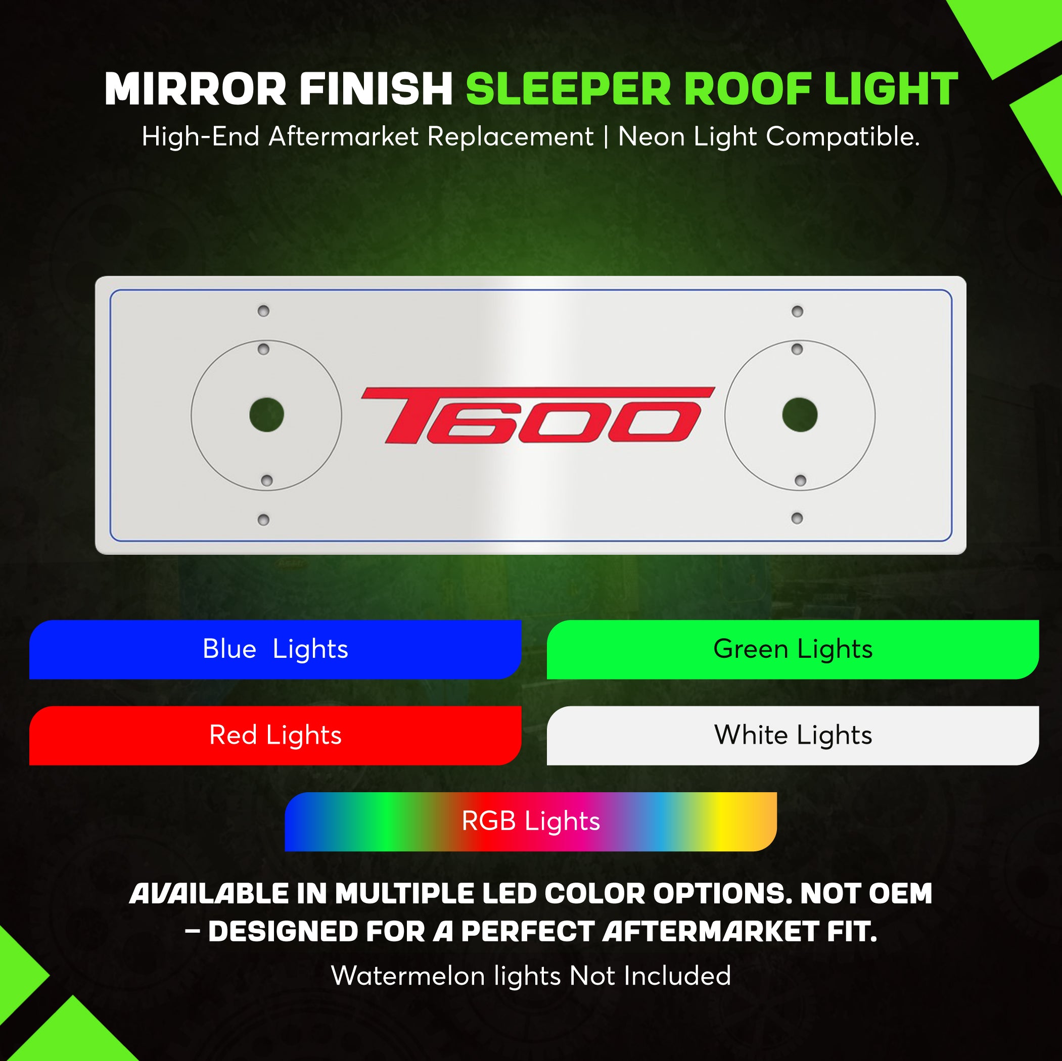 Kenworth Sleeper Roof Light Compatible with  T600
