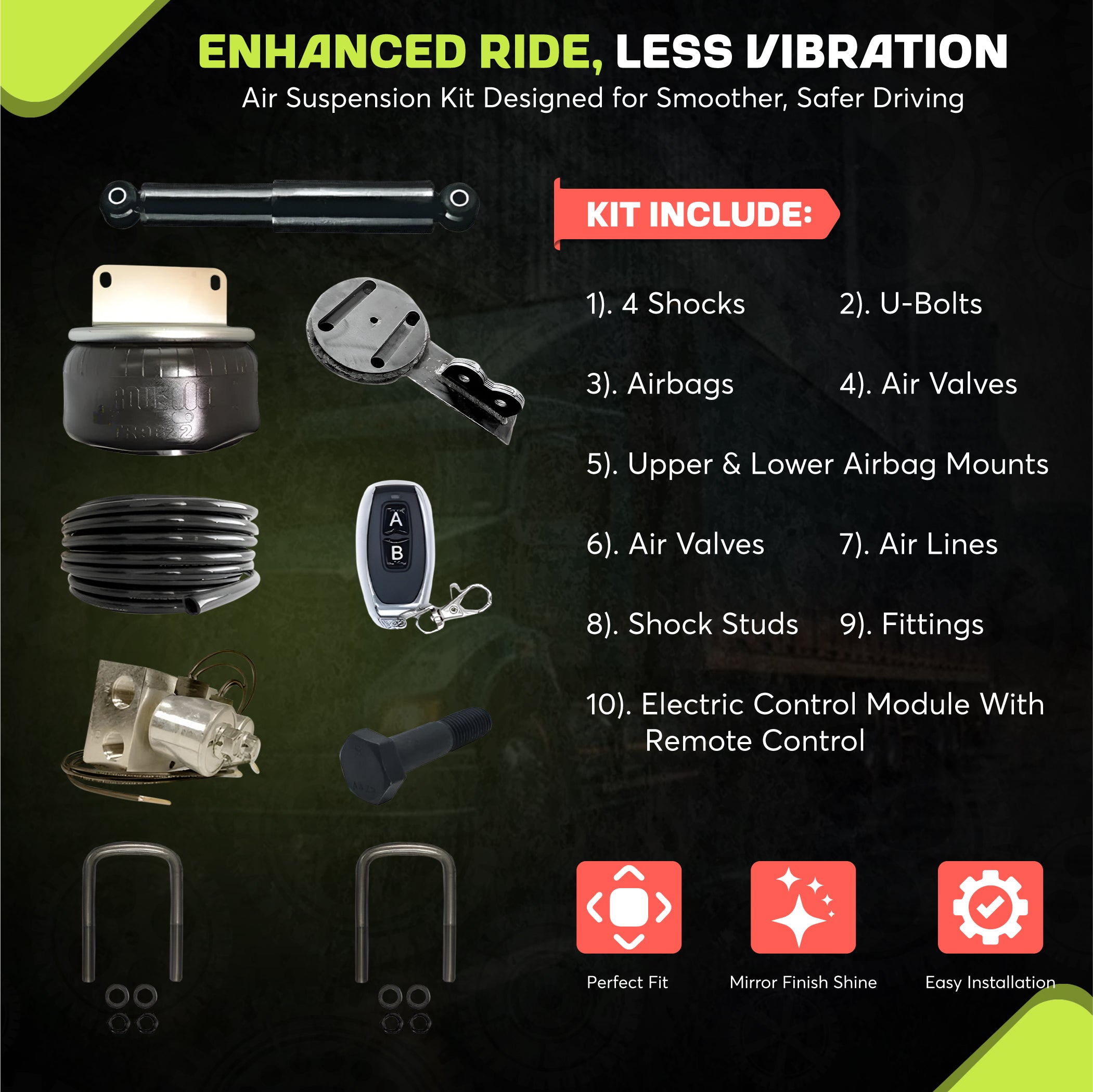 Peterbilt 379 Air Ride Kit