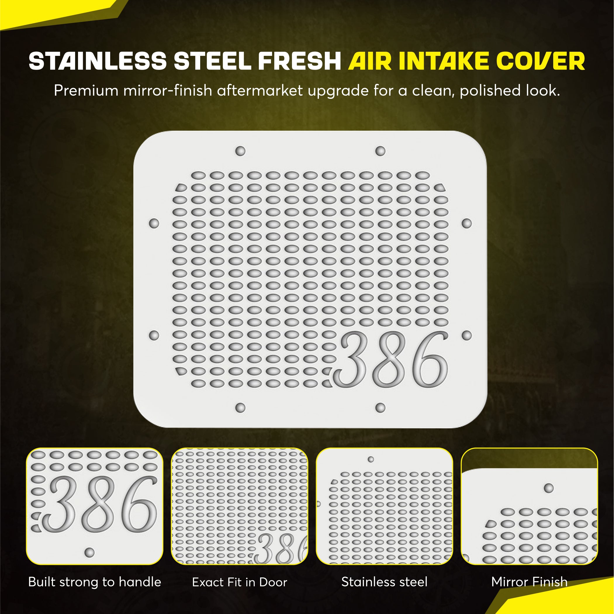 Peterbilt 386 Fresh Air Intake Cover