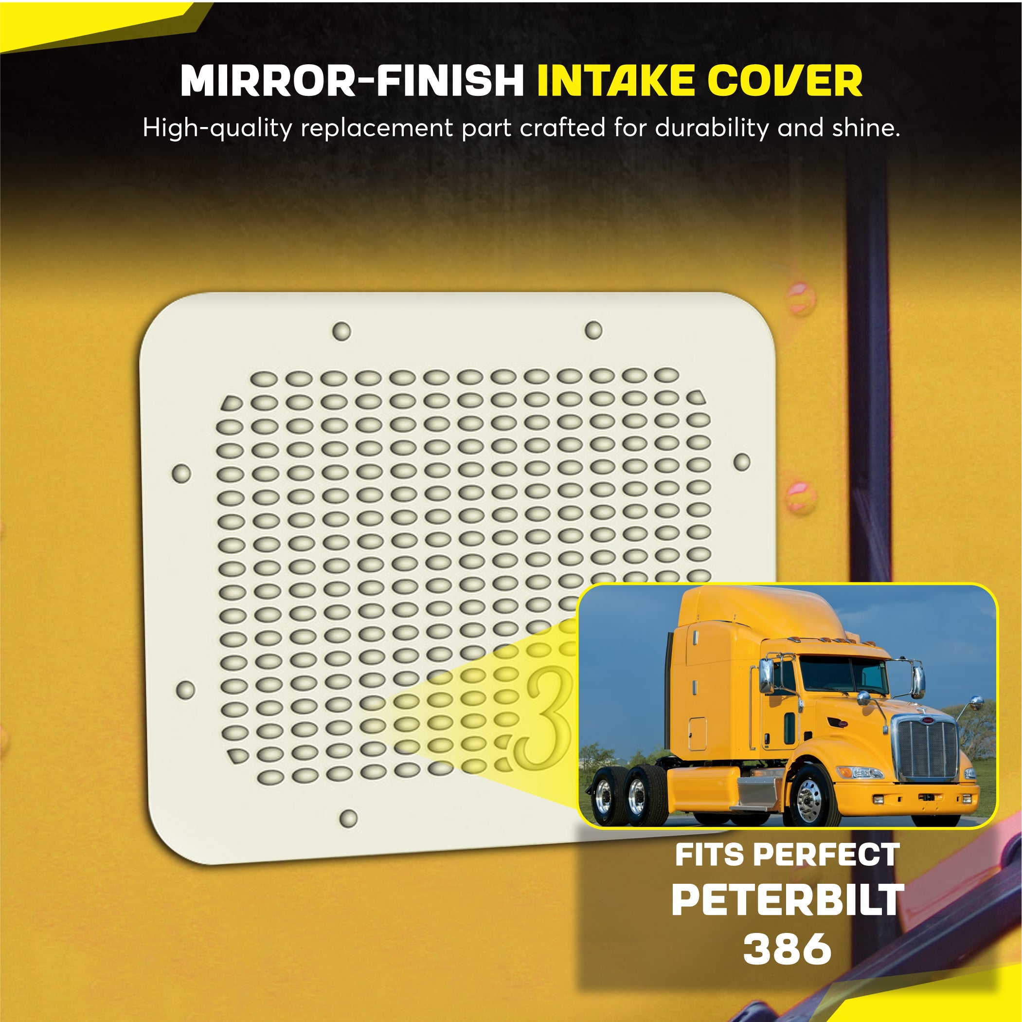 Peterbilt 386 Fresh Air Intake Cover