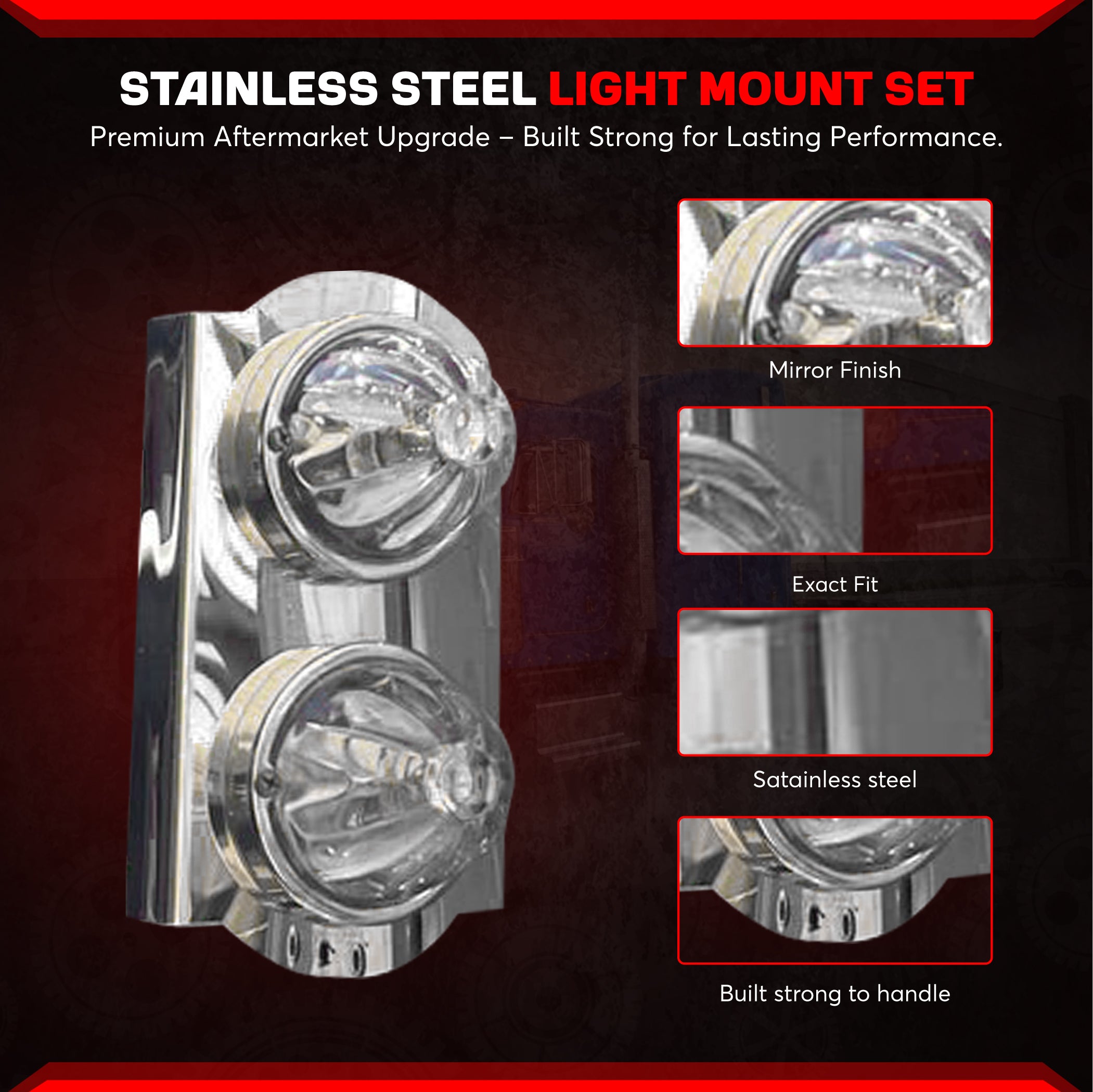 Peterbilt 579 Light Mount Set