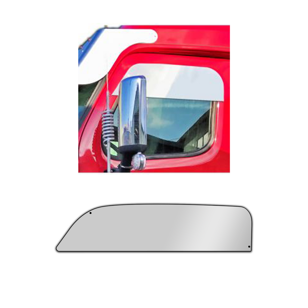 Freightliner Cascadia 8 Inch Chop Top Windows Set Stainless Steel